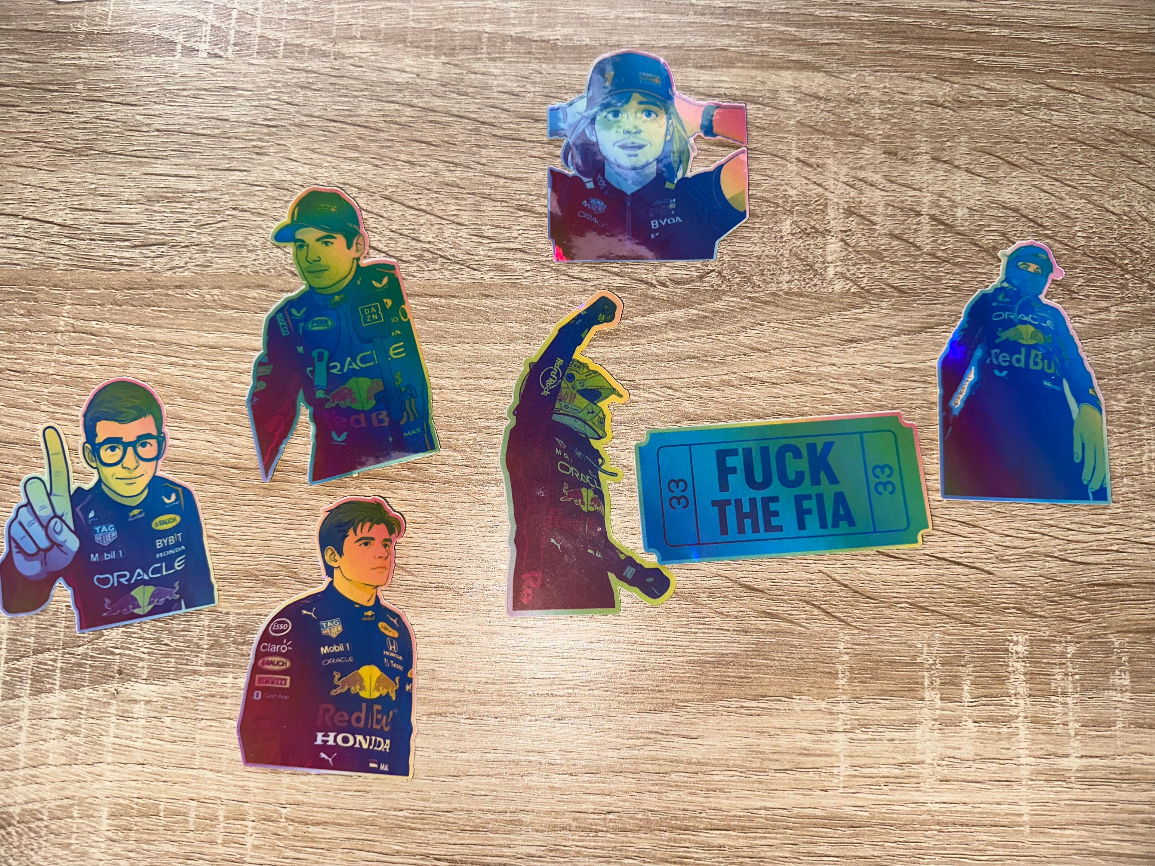 Max Verstappen Stickers