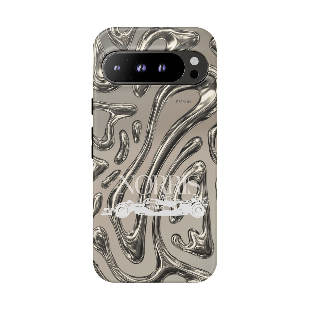 Lando Norris Chrome Phone Case (Glossy and Matte)