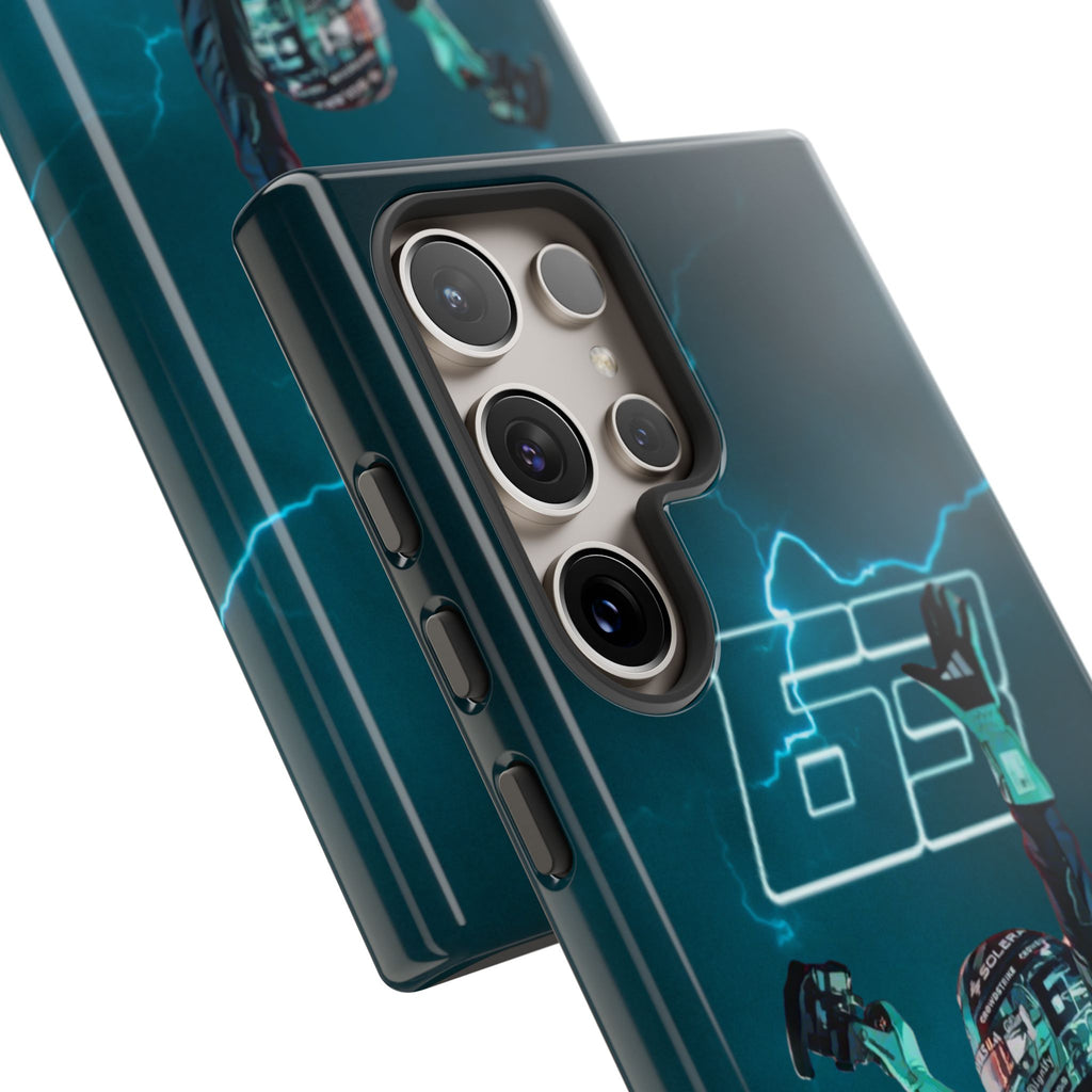 George Russell Blue Electric Phone Case (Glossy and Matte)