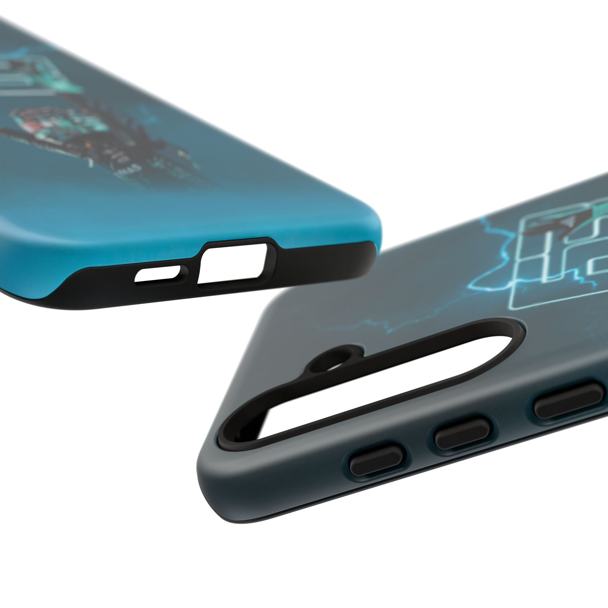 George Russell Blue Electric Phone Case (Glossy and Matte)