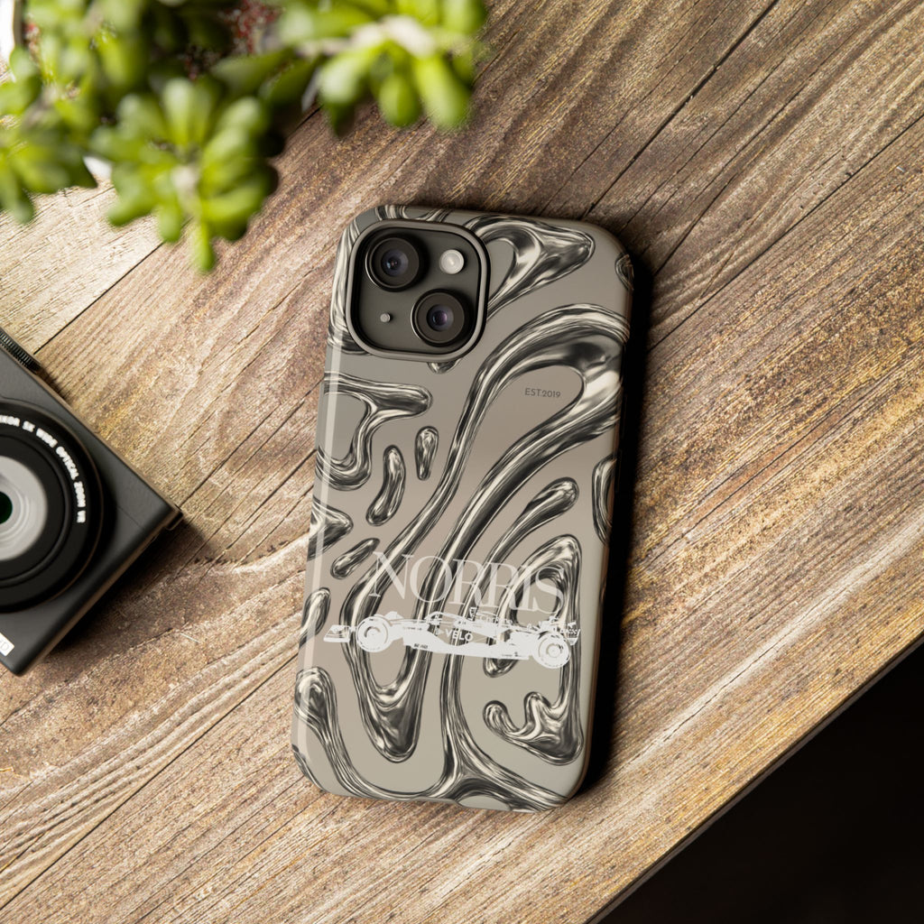Lando Norris Chrome Phone Case (Glossy and Matte)
