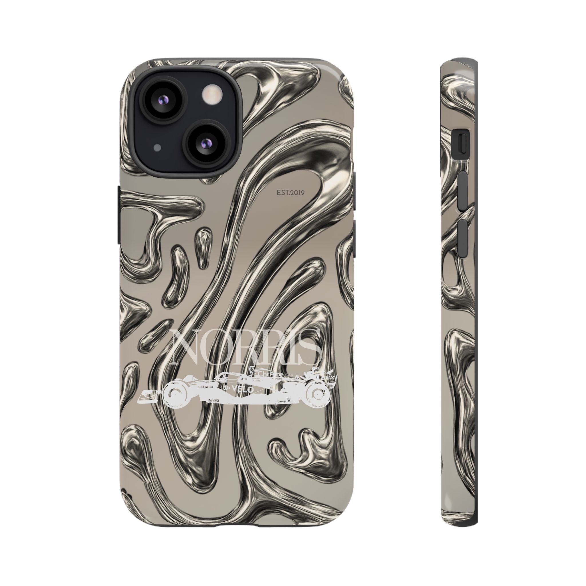 Lando Norris Chrome Phone Case (Glossy and Matte)