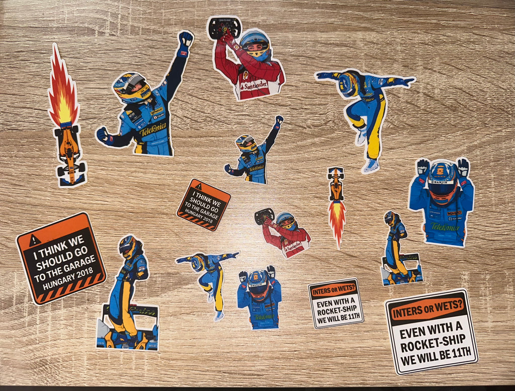 Fernando Alonso Stickers