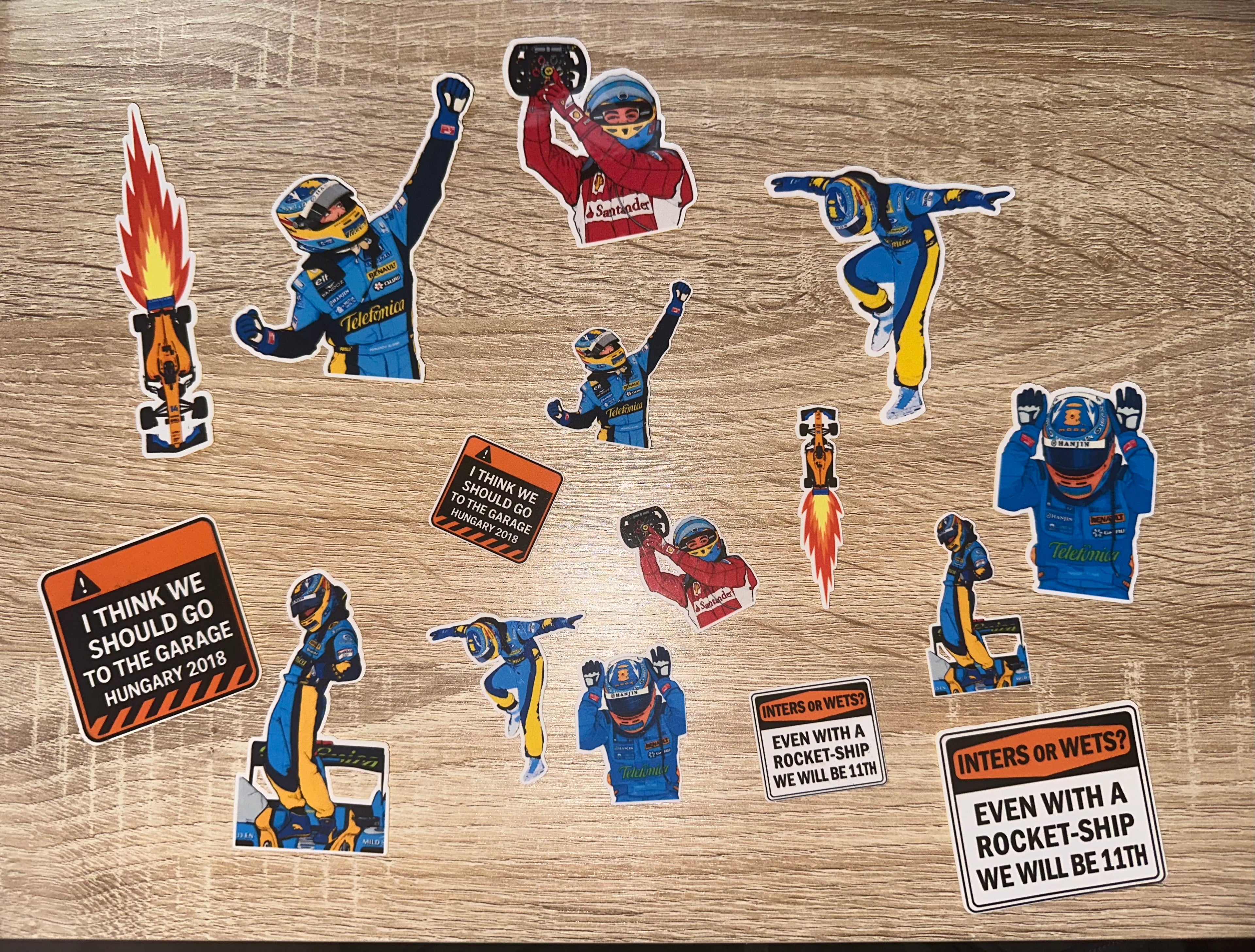 Fernando Alonso Stickers