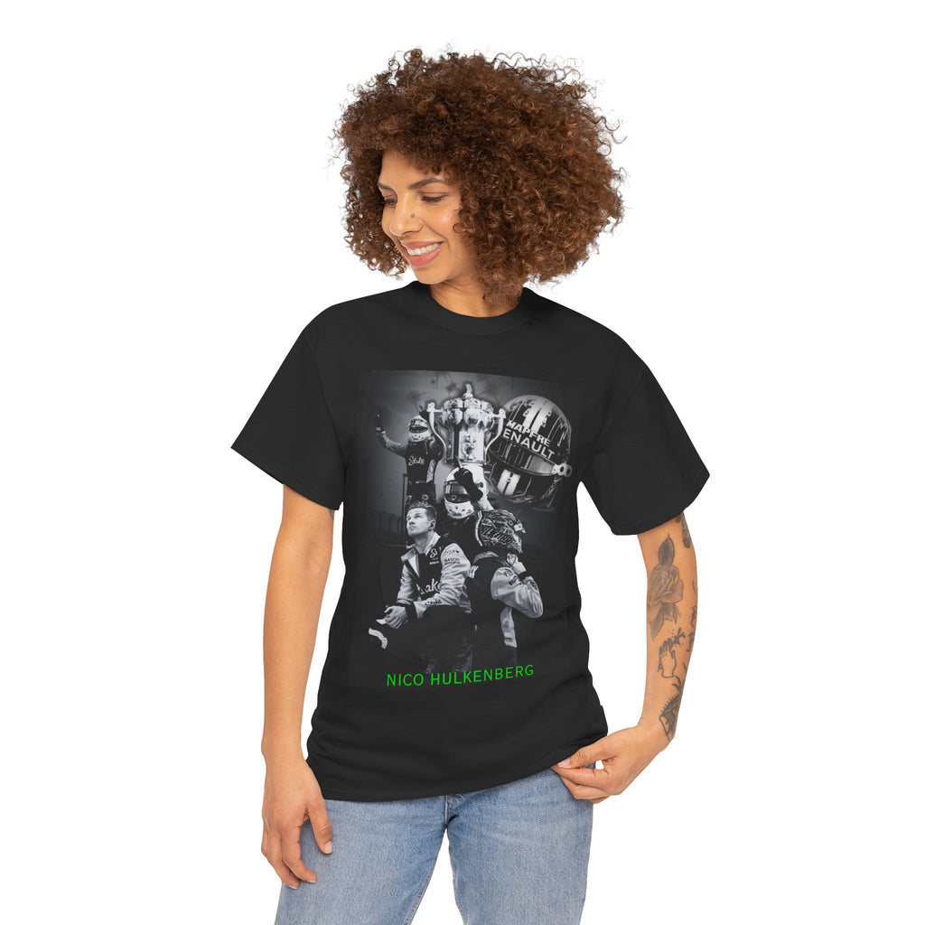 Nico Hulkenberg Black and White T-Shirt