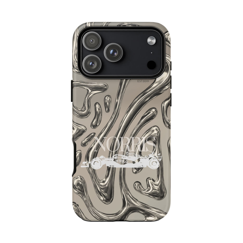 Lando Norris Chrome Phone Case (Glossy and Matte)