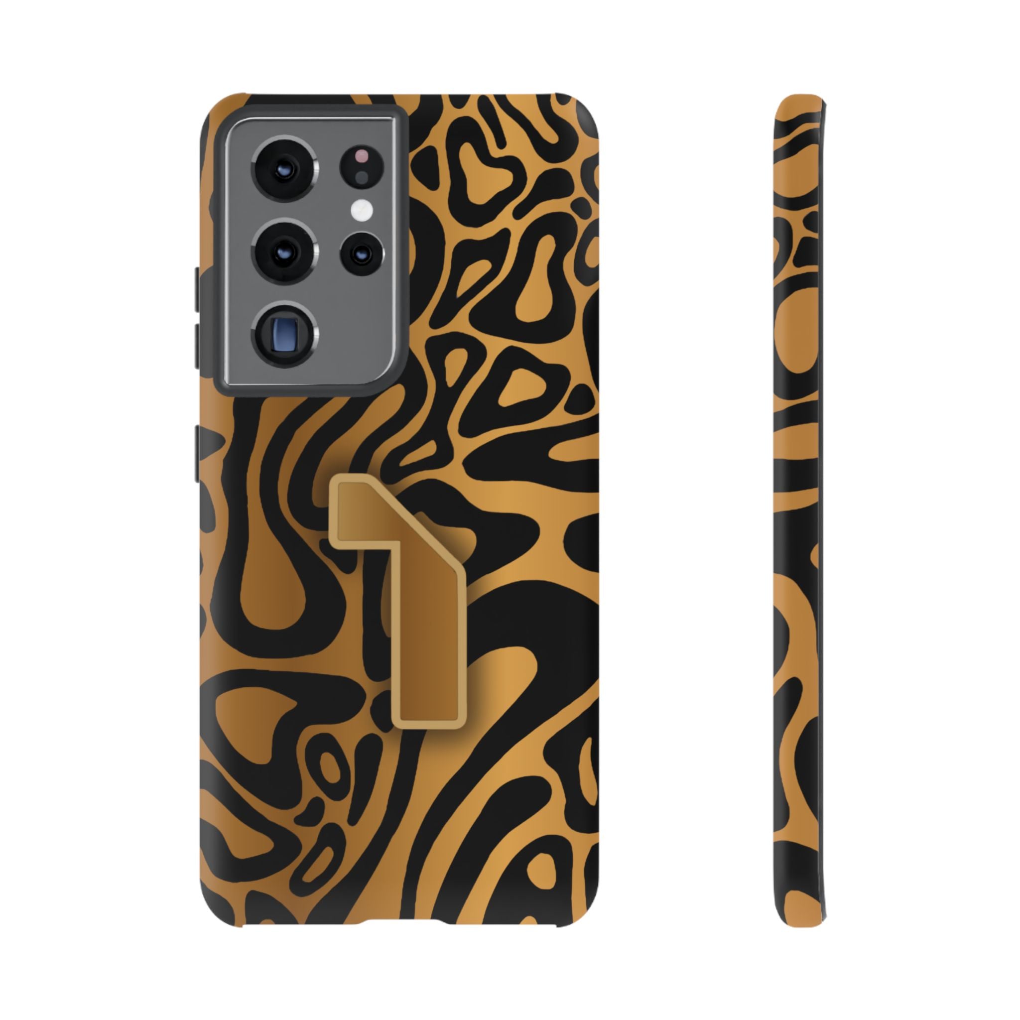 Lando Norris Championship Gold Blob Phone Case (Glossy and Matte)