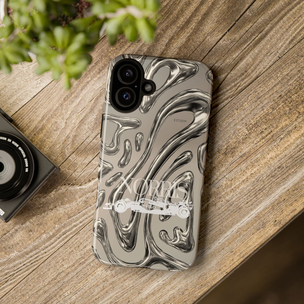Lando Norris Chrome Phone Case (Glossy and Matte)