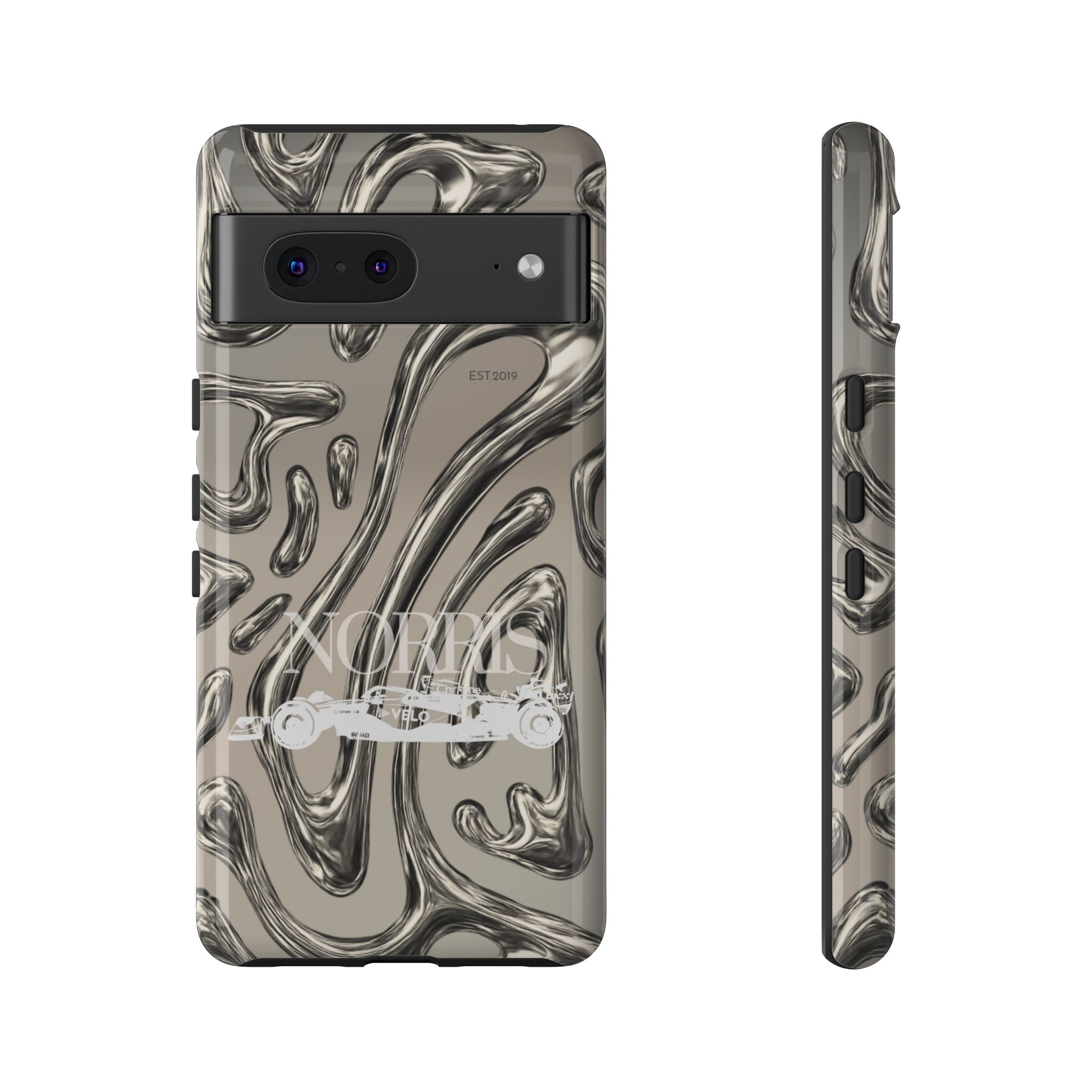 Lando Norris Chrome Phone Case (Glossy and Matte)