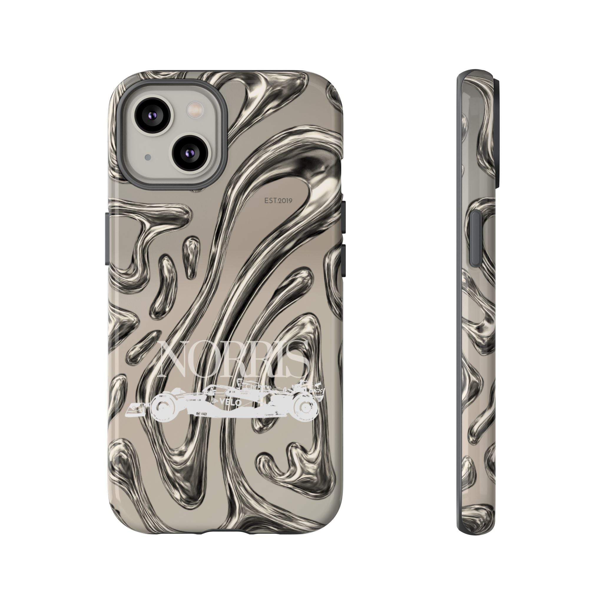 Lando Norris Chrome Phone Case (Glossy and Matte)