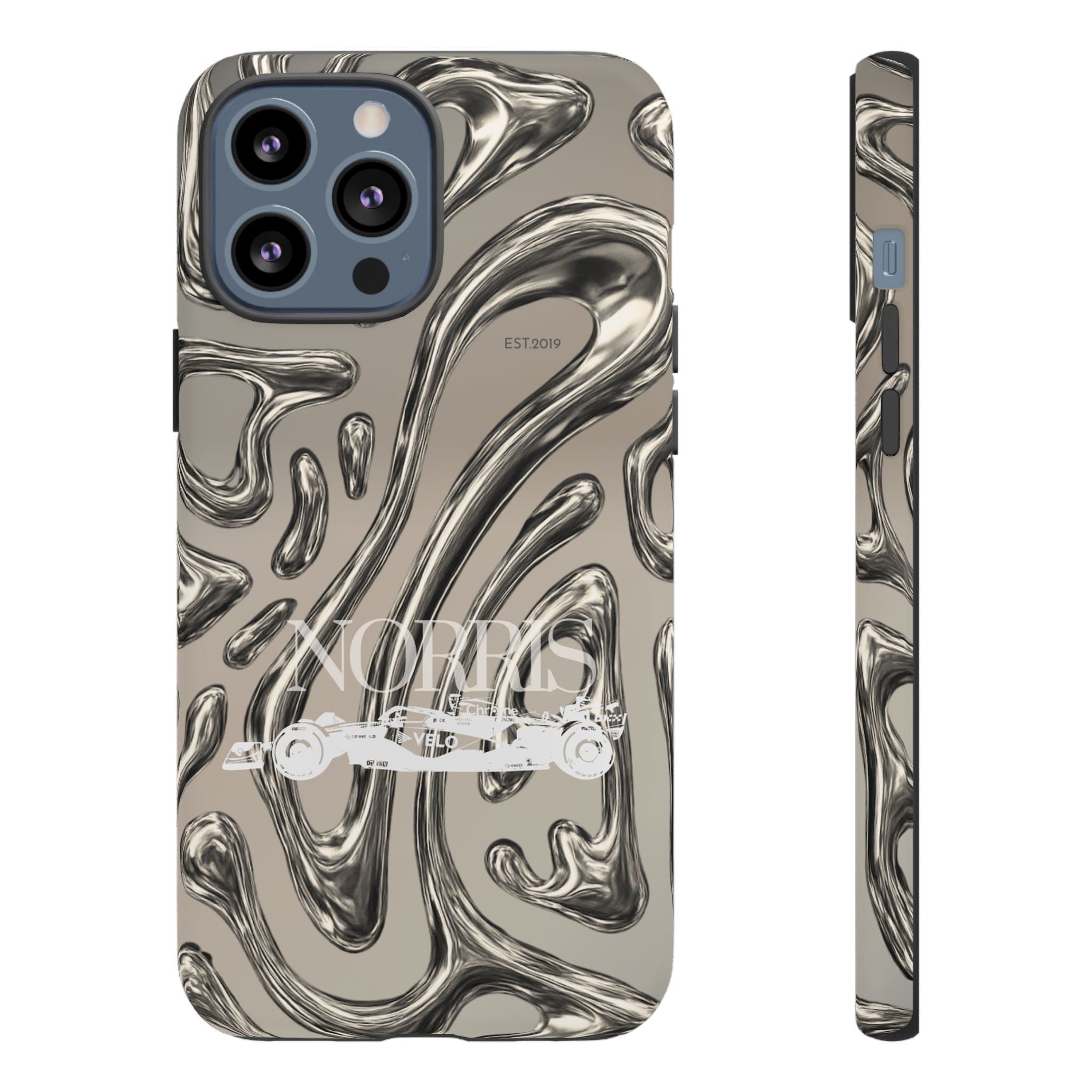 Lando Norris Chrome Phone Case (Glossy and Matte)