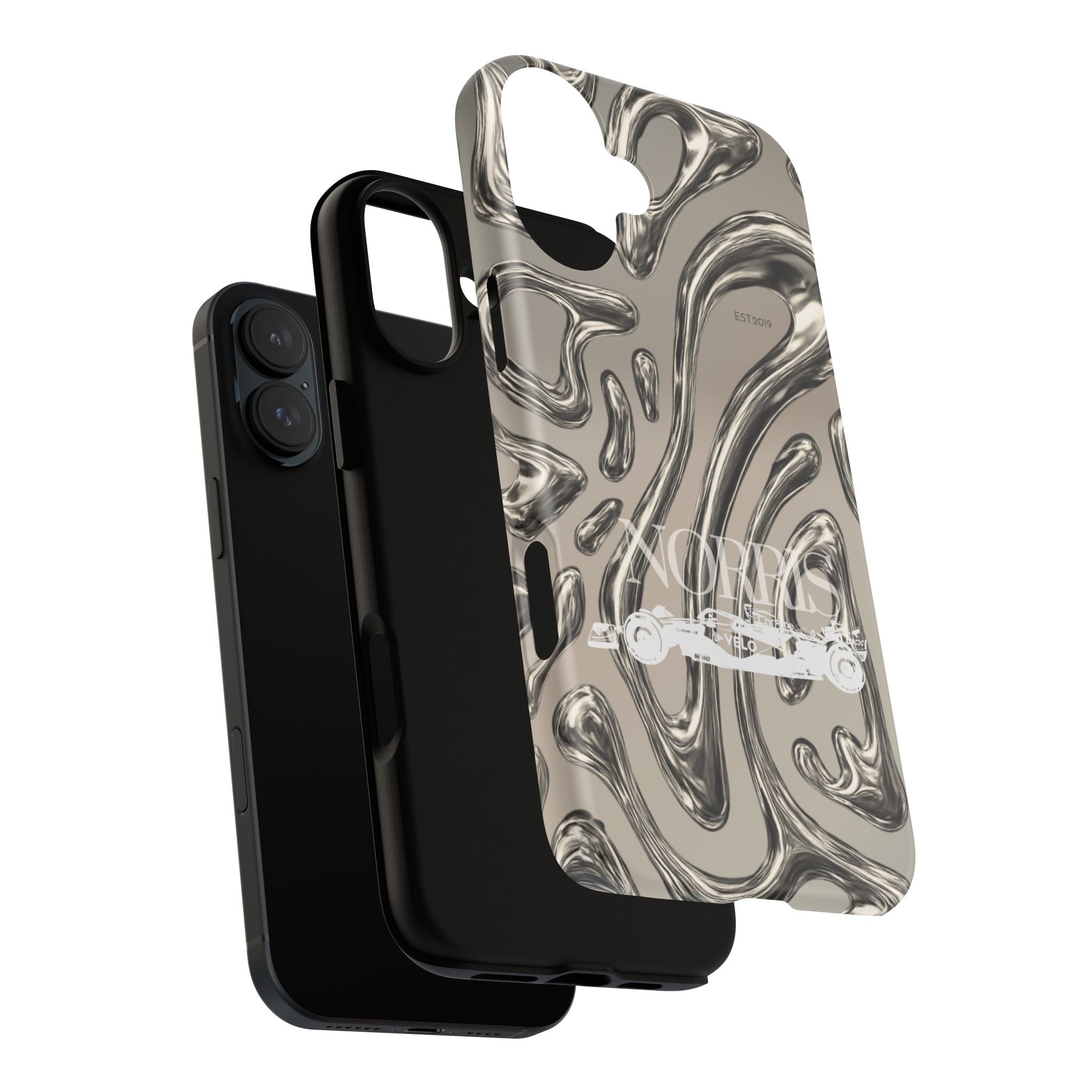 Lando Norris Chrome Phone Case (Glossy and Matte)