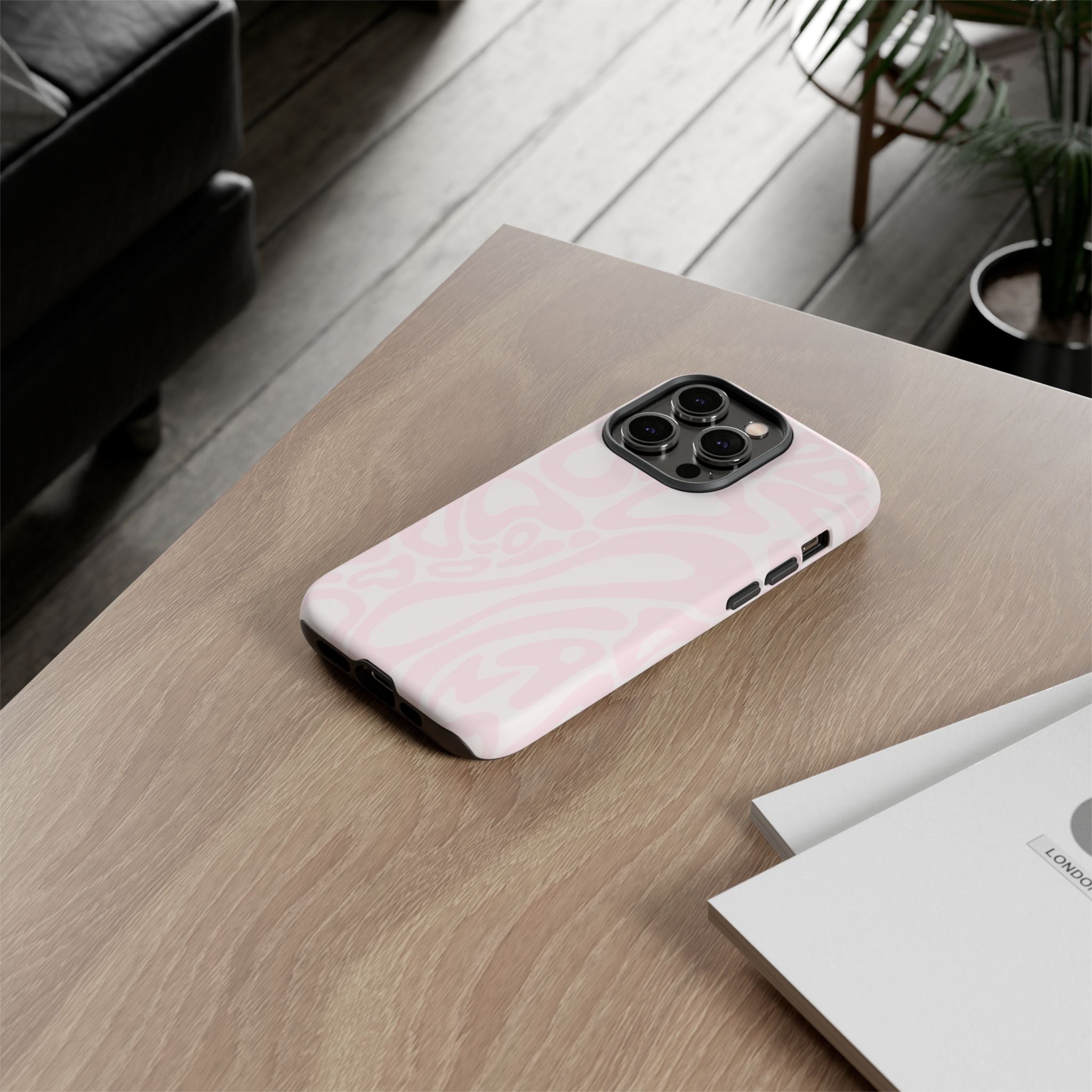 Lando Norris Pink Blob Phone Case (Glossy and Matte)