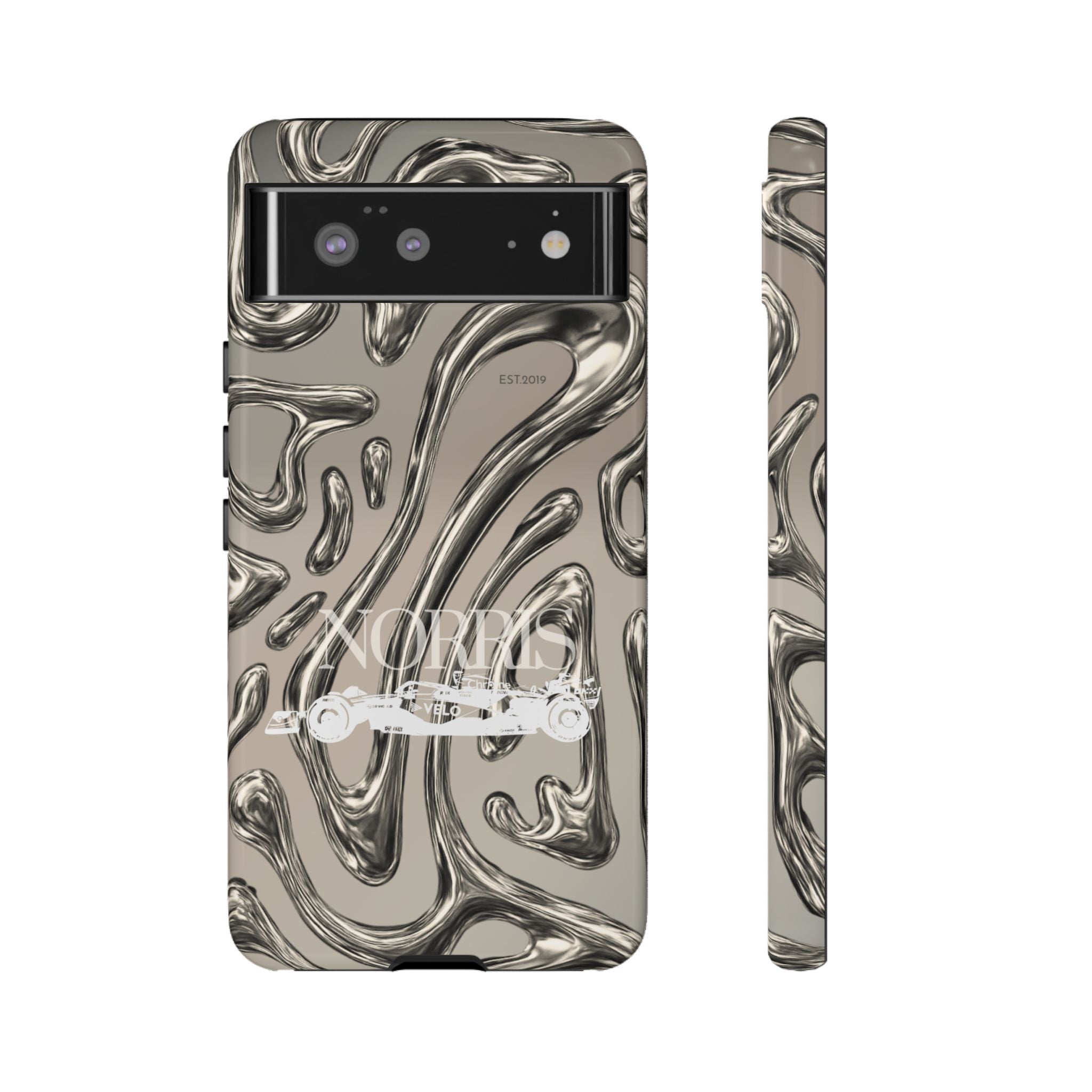 Lando Norris Chrome Phone Case (Glossy and Matte)