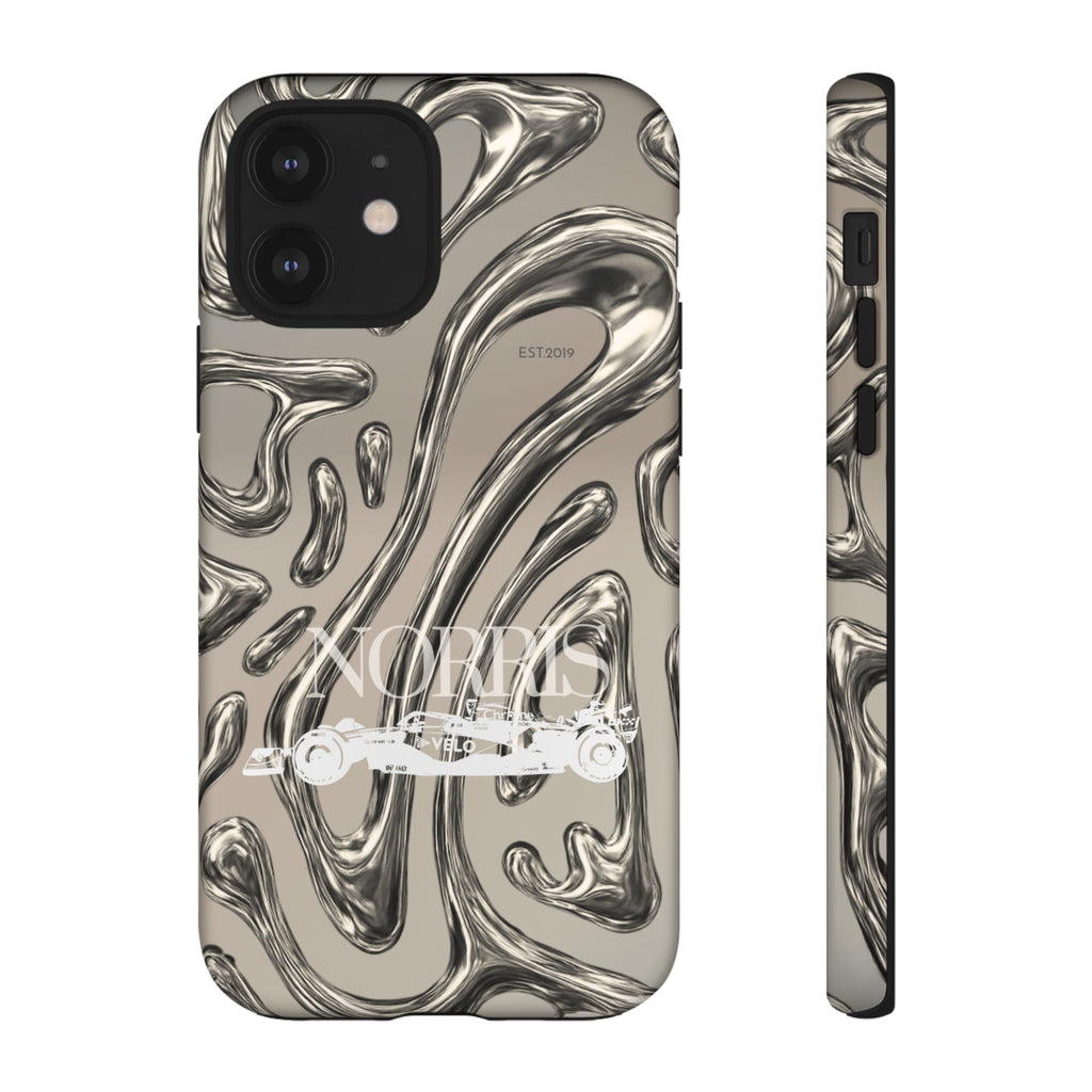 Lando Norris Chrome Phone Case (Glossy and Matte)