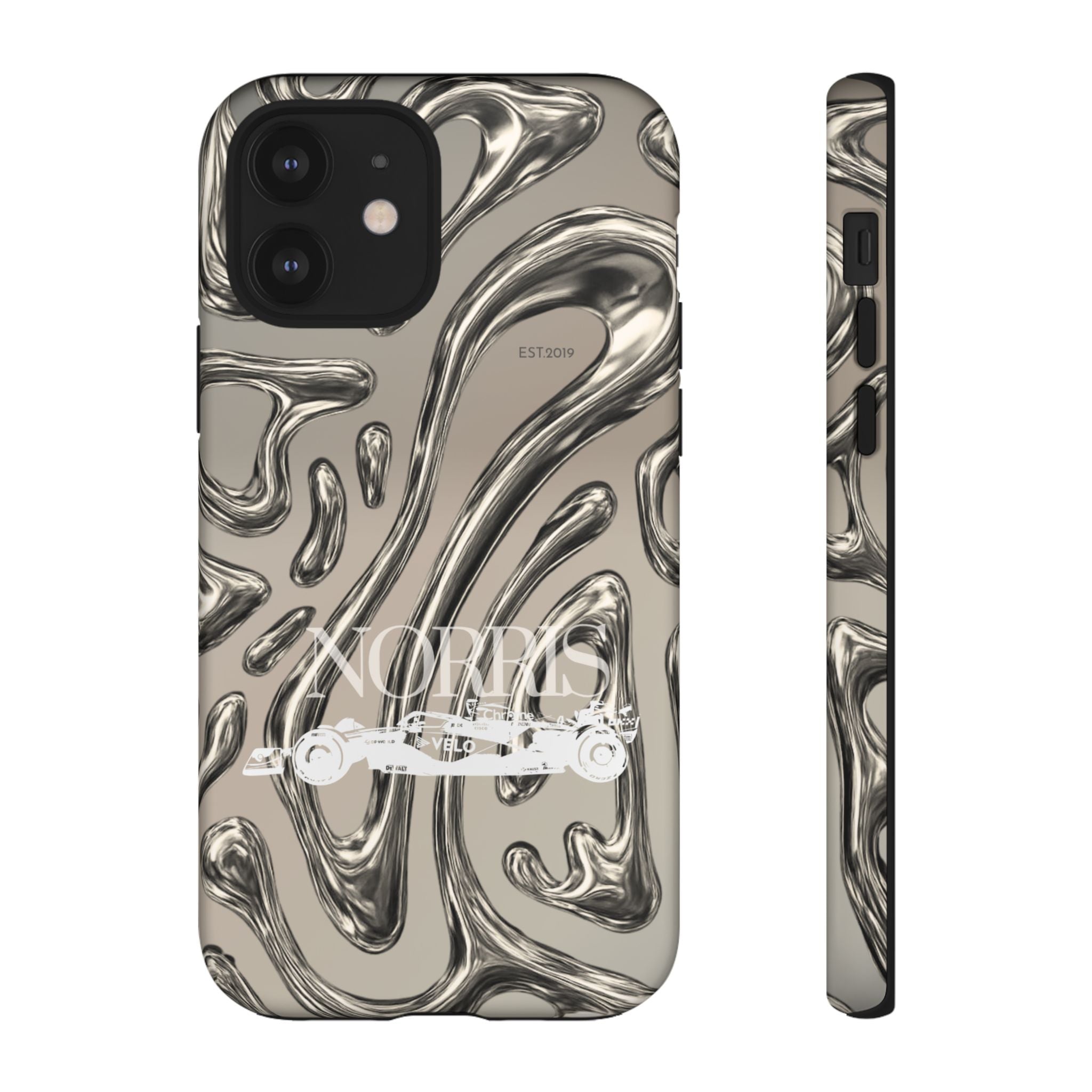 Lando Norris Chrome Phone Case (Glossy and Matte)
