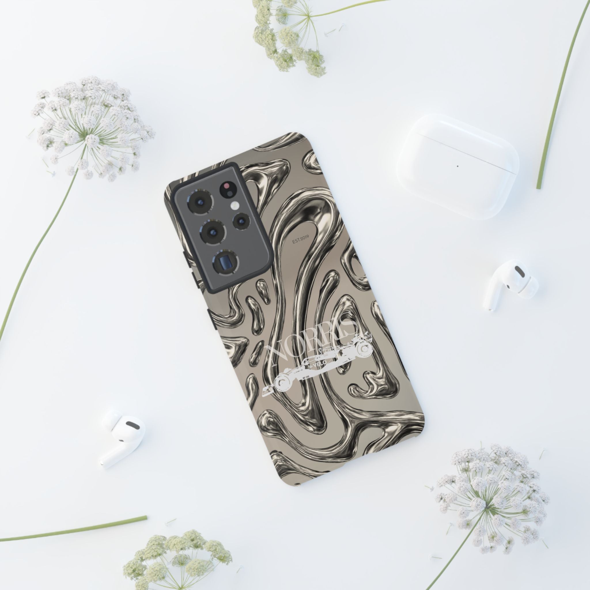 Lando Norris Chrome Phone Case (Glossy and Matte)