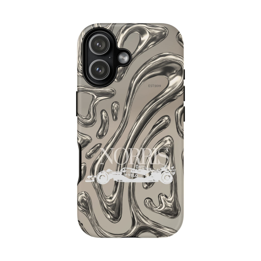 Lando Norris Chrome Phone Case (Glossy and Matte)