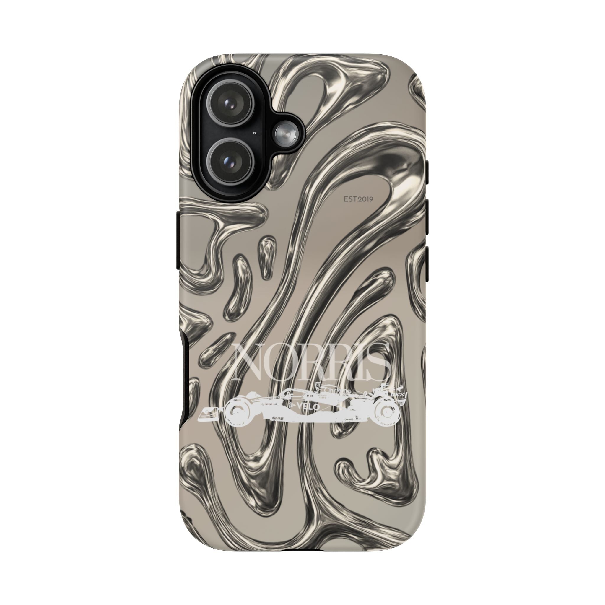 Lando Norris Chrome Phone Case (Glossy and Matte)