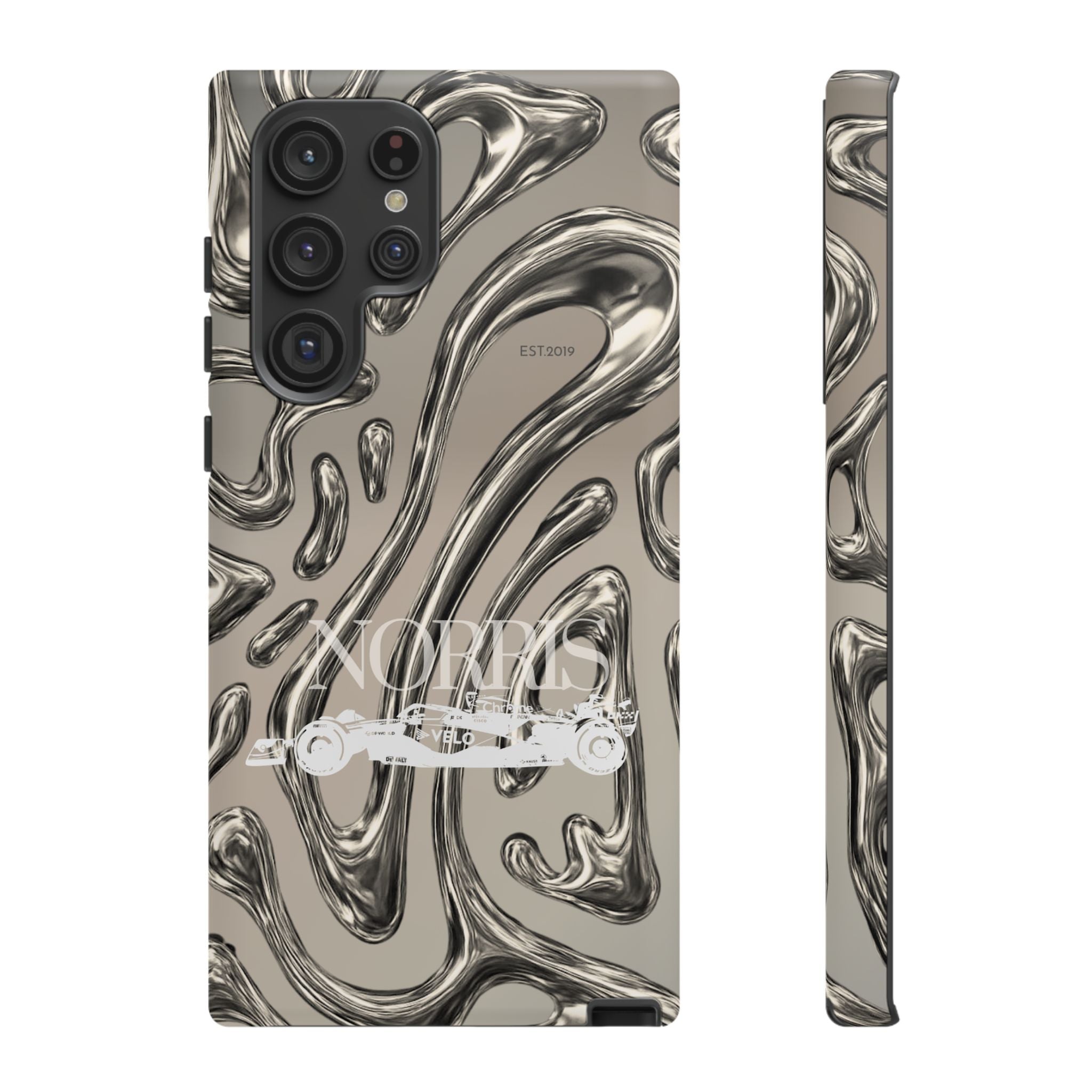 Lando Norris Chrome Phone Case (Glossy and Matte)