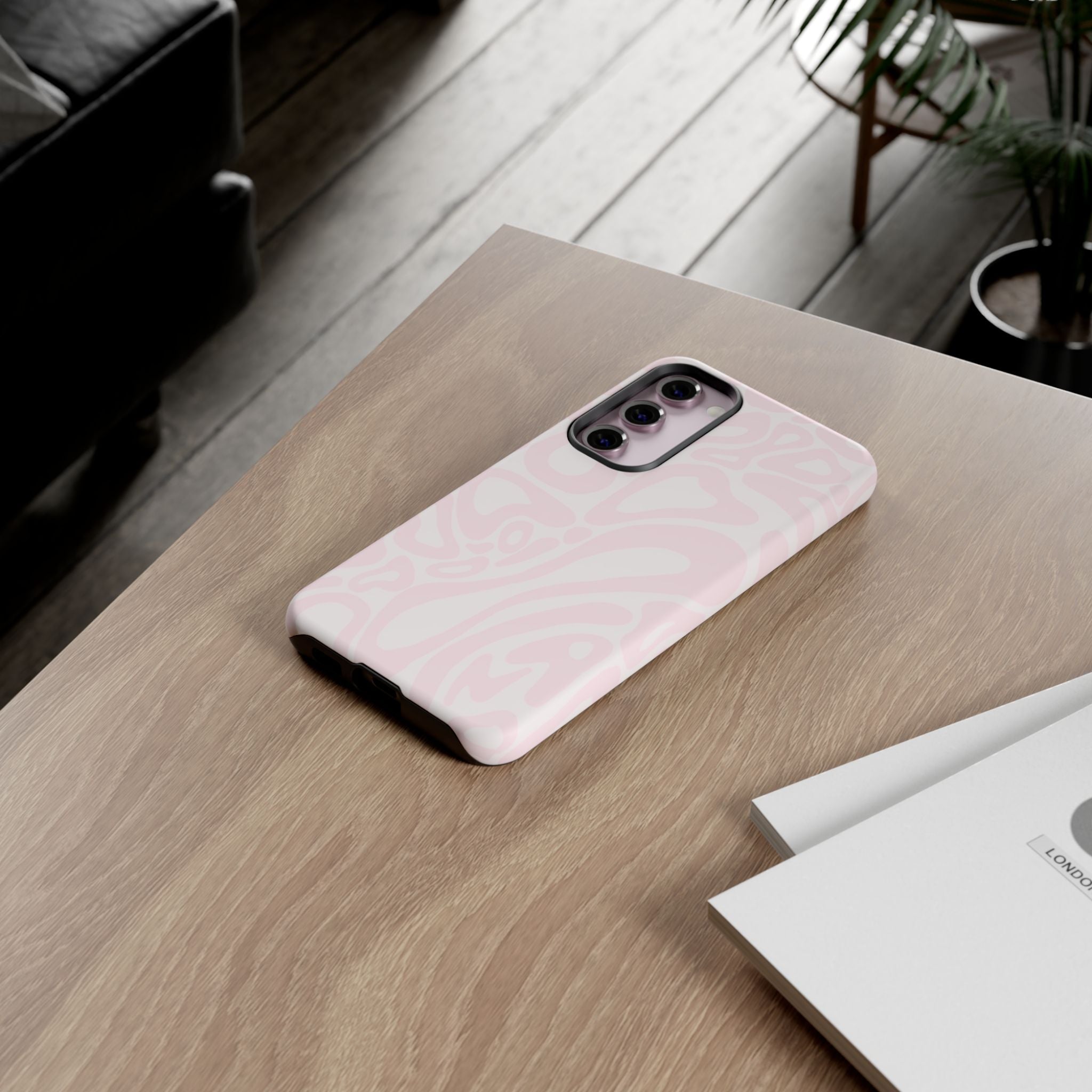Lando Norris Pink Blob Phone Case (Glossy and Matte)