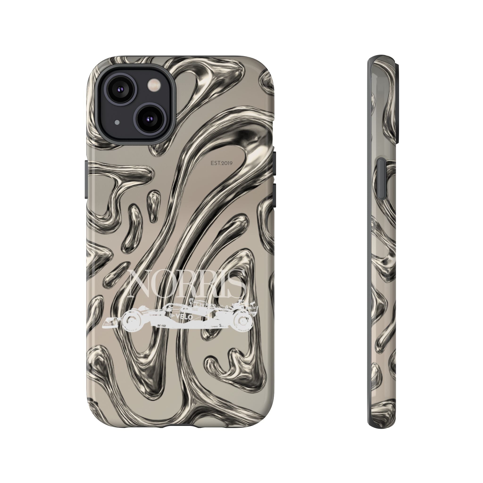 Lando Norris Chrome Phone Case (Glossy and Matte)