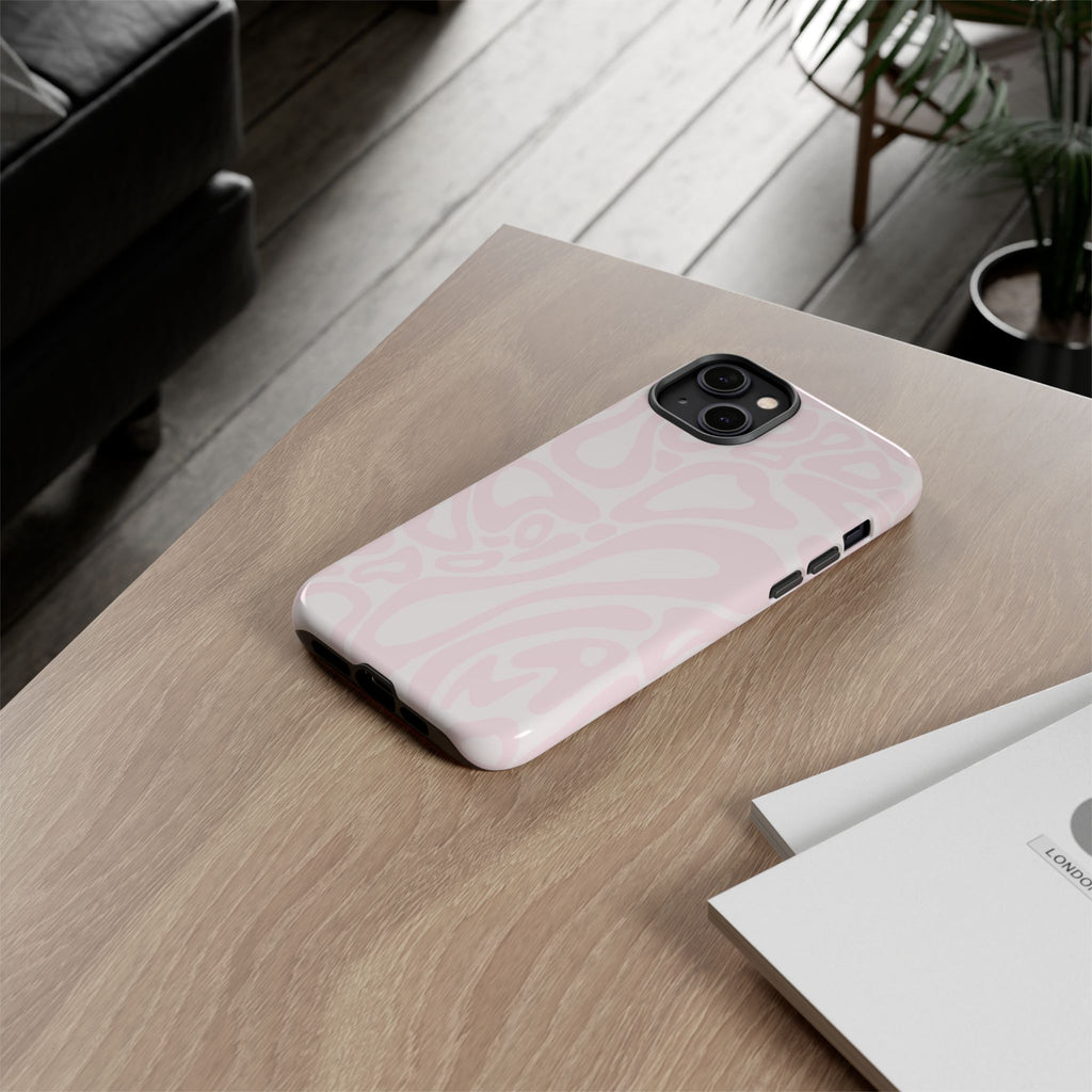 Lando Norris Pink Blob Phone Case (Glossy and Matte)