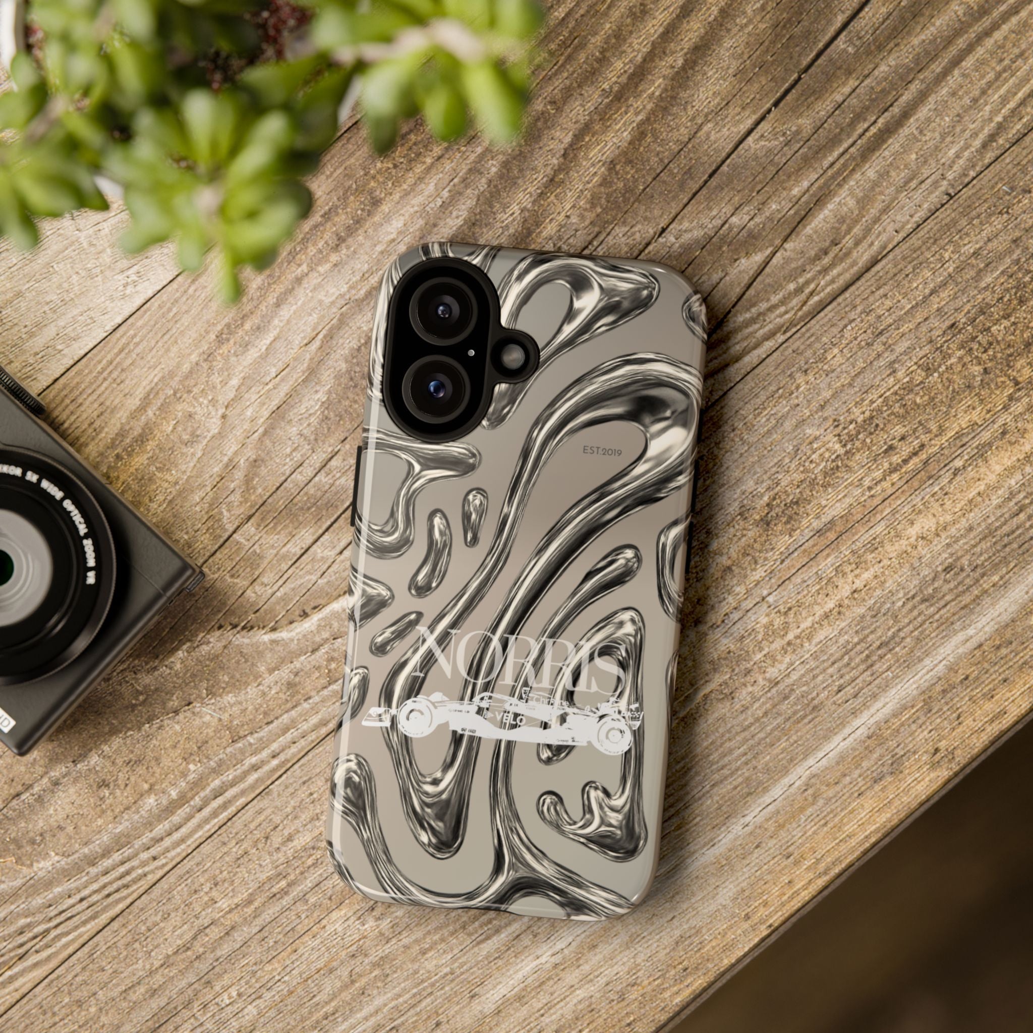 Lando Norris Chrome Phone Case (Glossy and Matte)