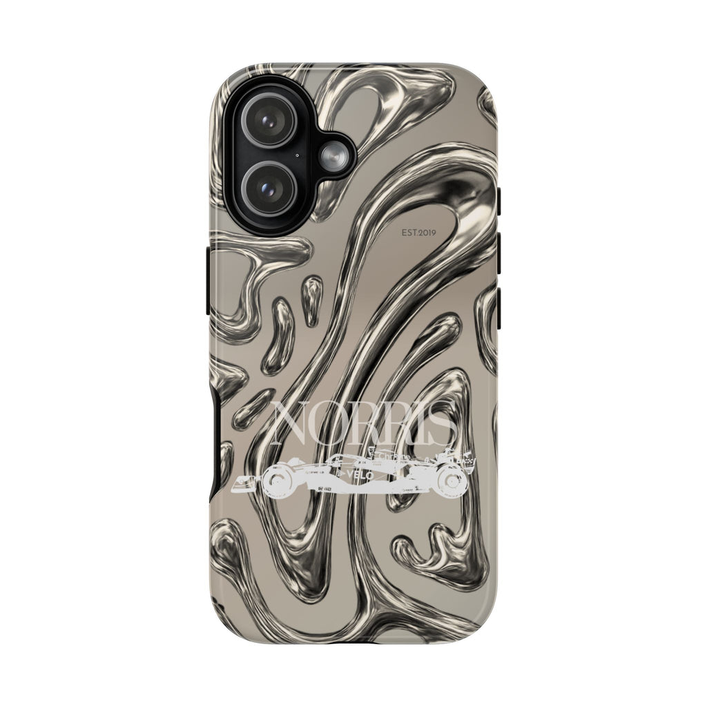Lando Norris Chrome Phone Case (Glossy and Matte)