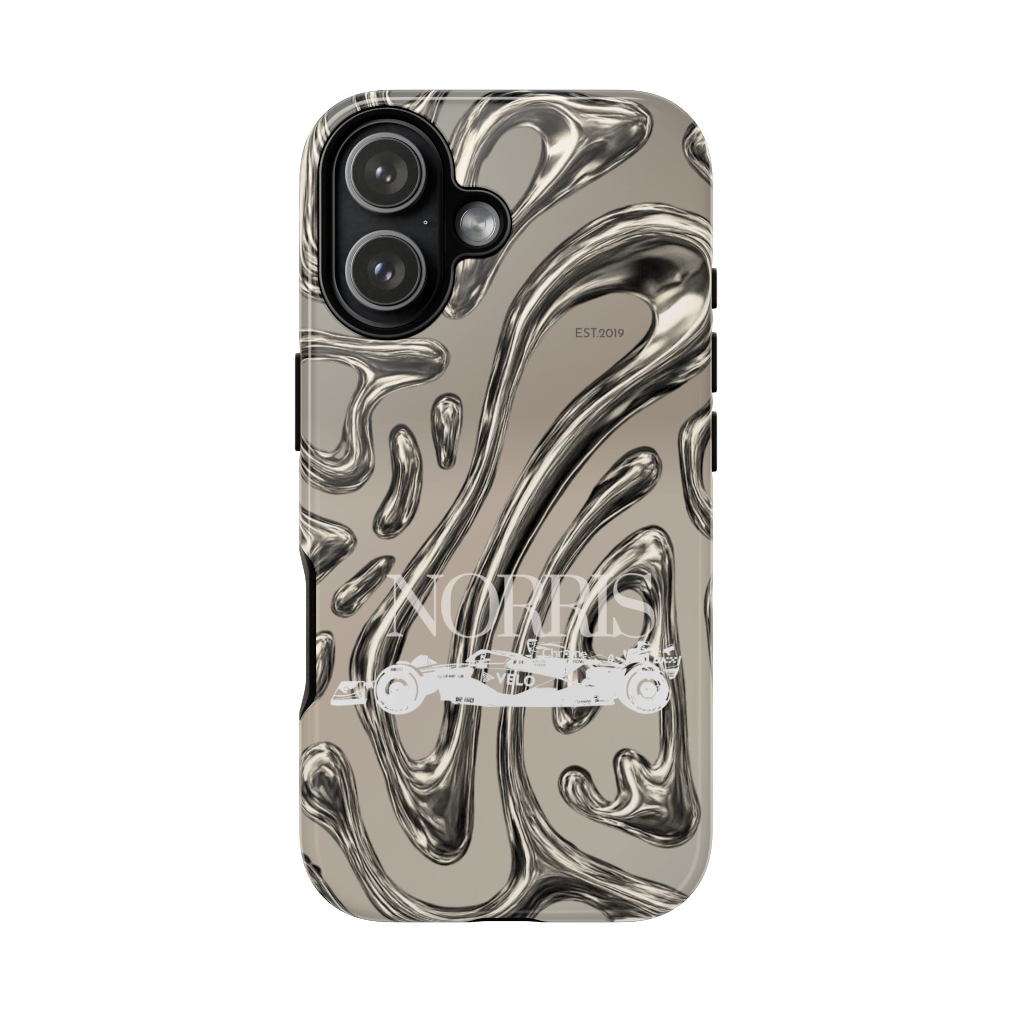 Lando Norris Chrome Phone Case (Glossy and Matte)