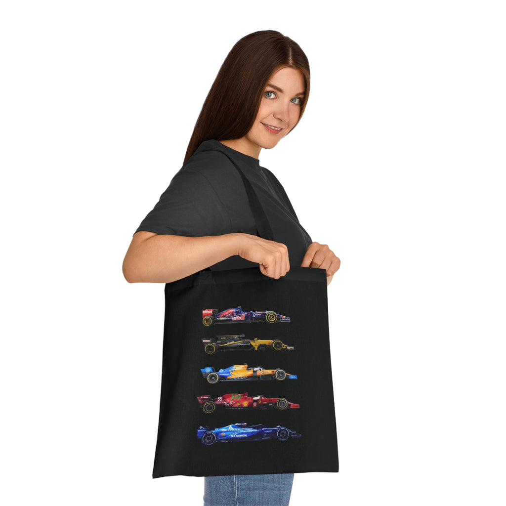 Carlos Sainz Tote Bag - Teams Throughout His F1 Career