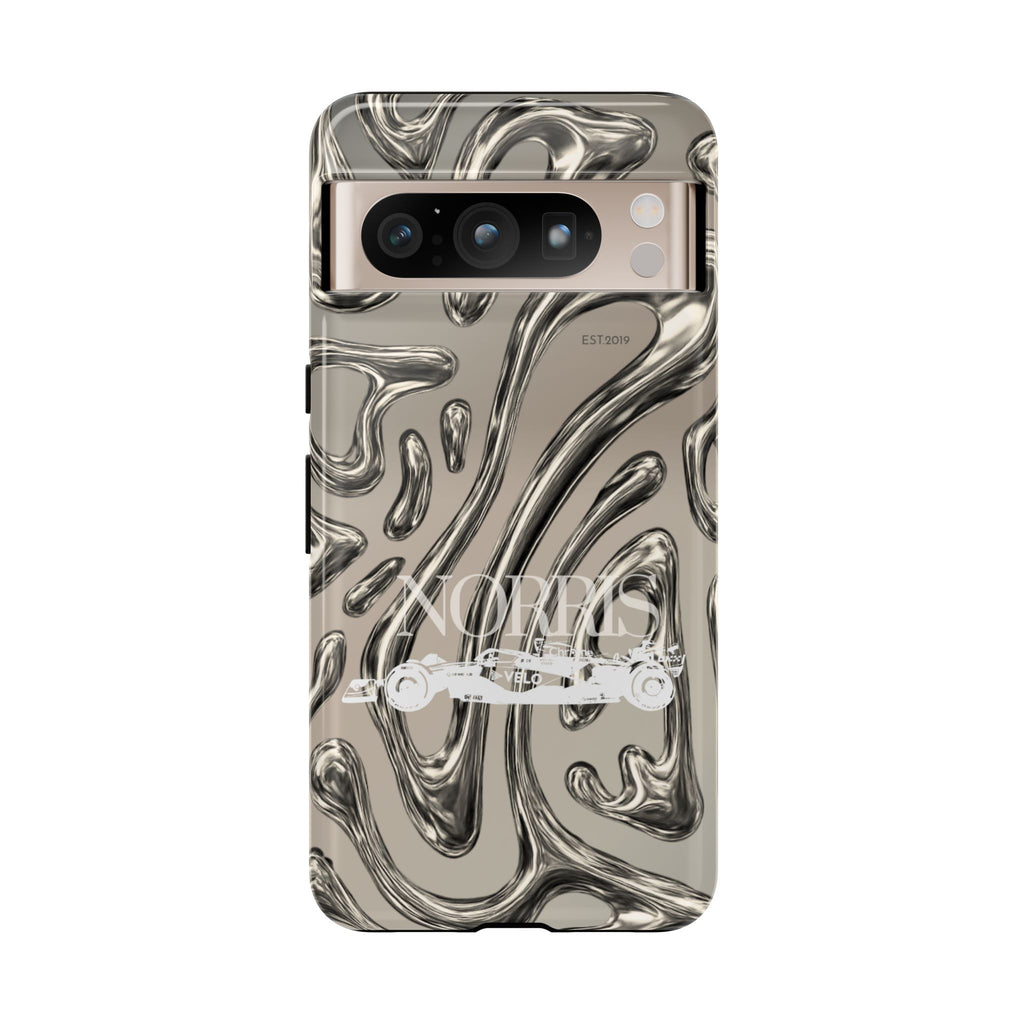 Lando Norris Chrome Phone Case (Glossy and Matte)