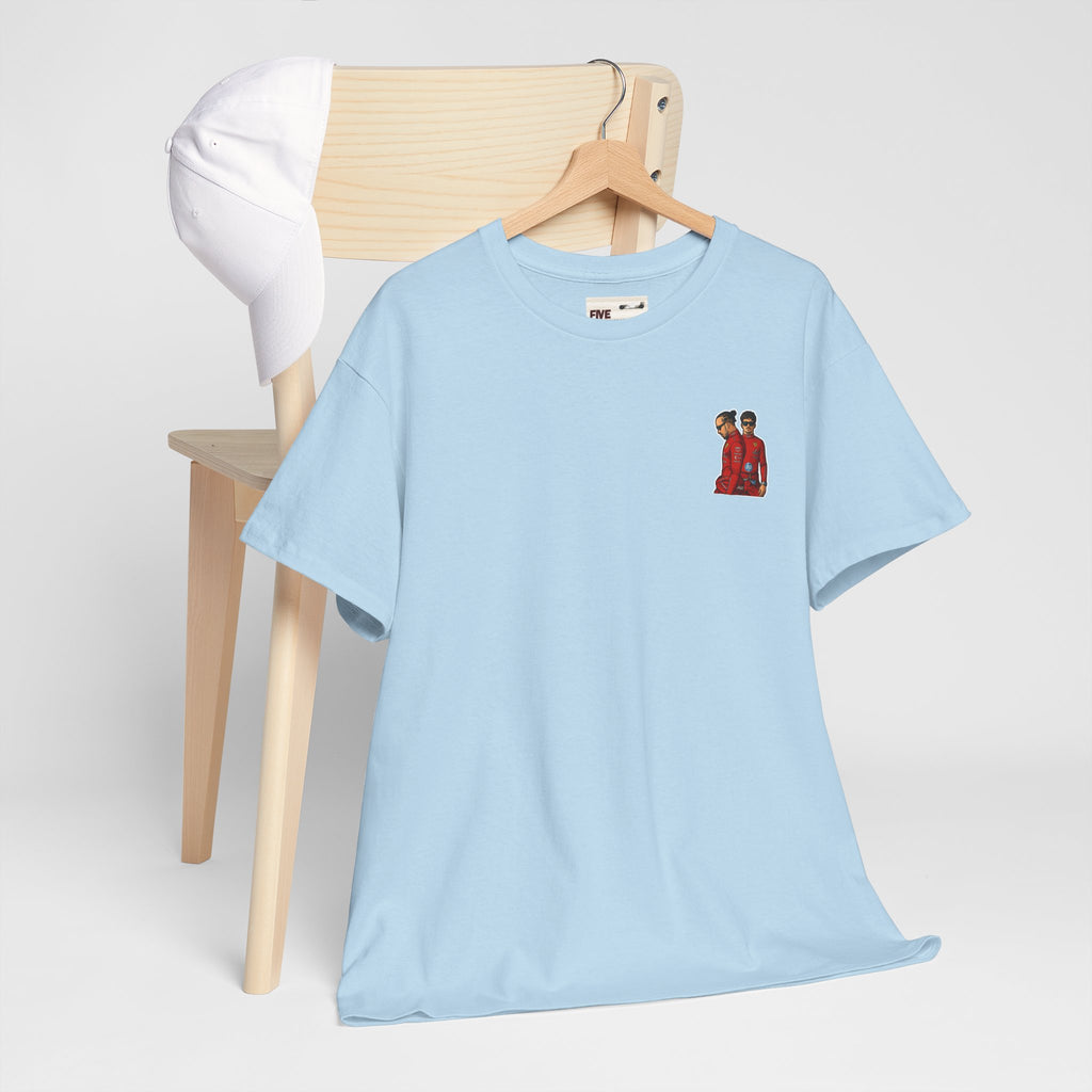 Charles Leclerc + Lewis Hamilton Cotton T-Shirt