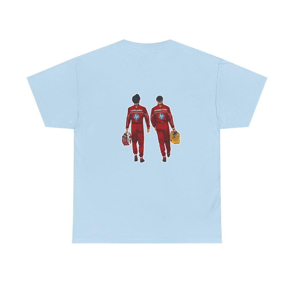 Charles Leclerc + Lewis Hamilton Cotton T-Shirt
