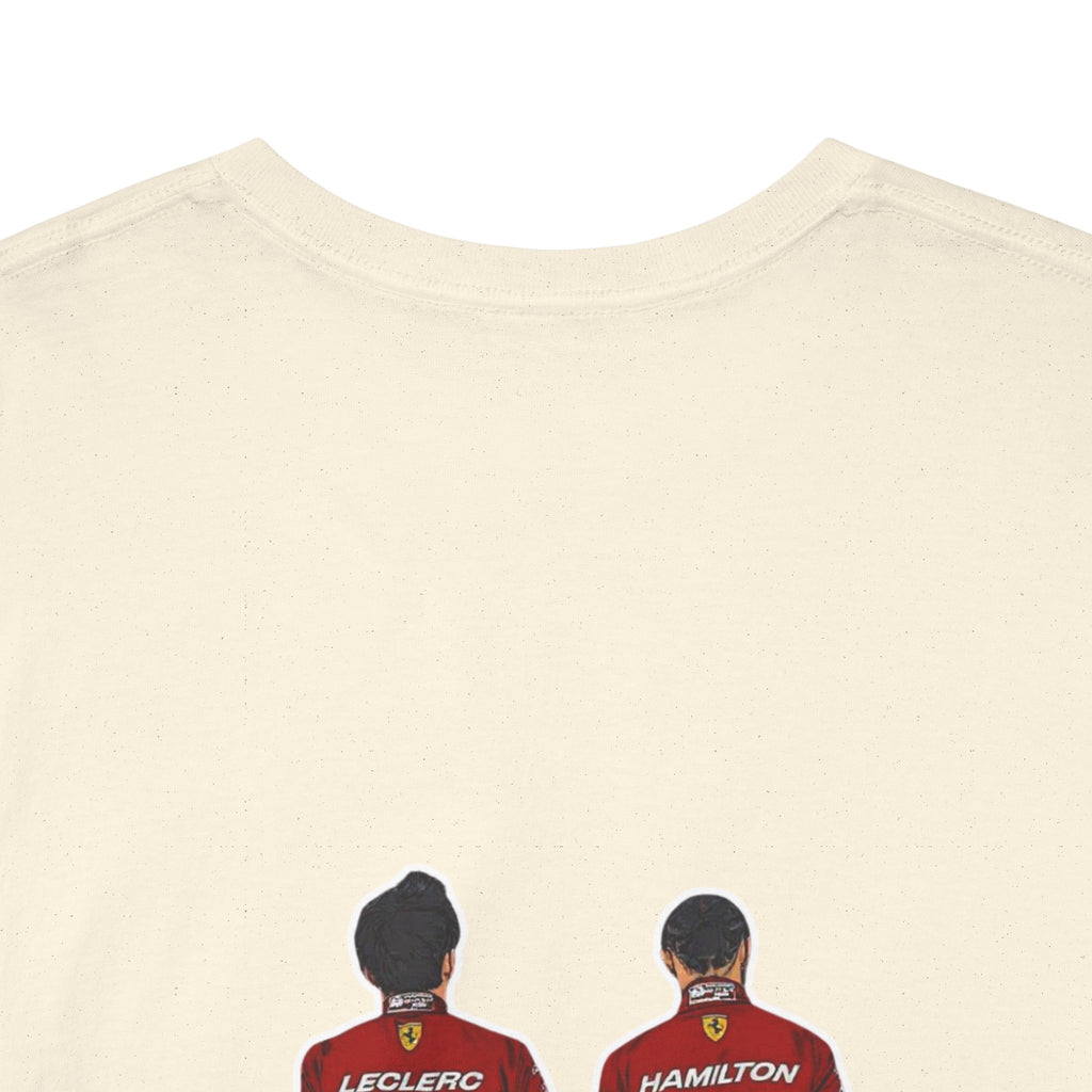 Charles Leclerc + Lewis Hamilton Cotton T-Shirt