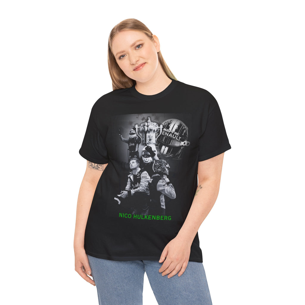 Nico Hulkenberg Black and White T-Shirt