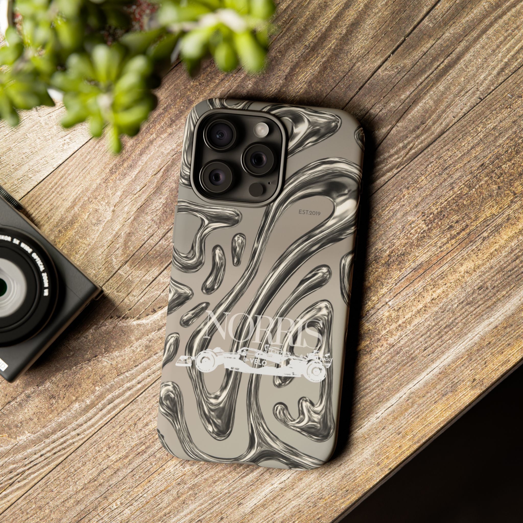 Lando Norris Chrome Phone Case (Glossy and Matte)