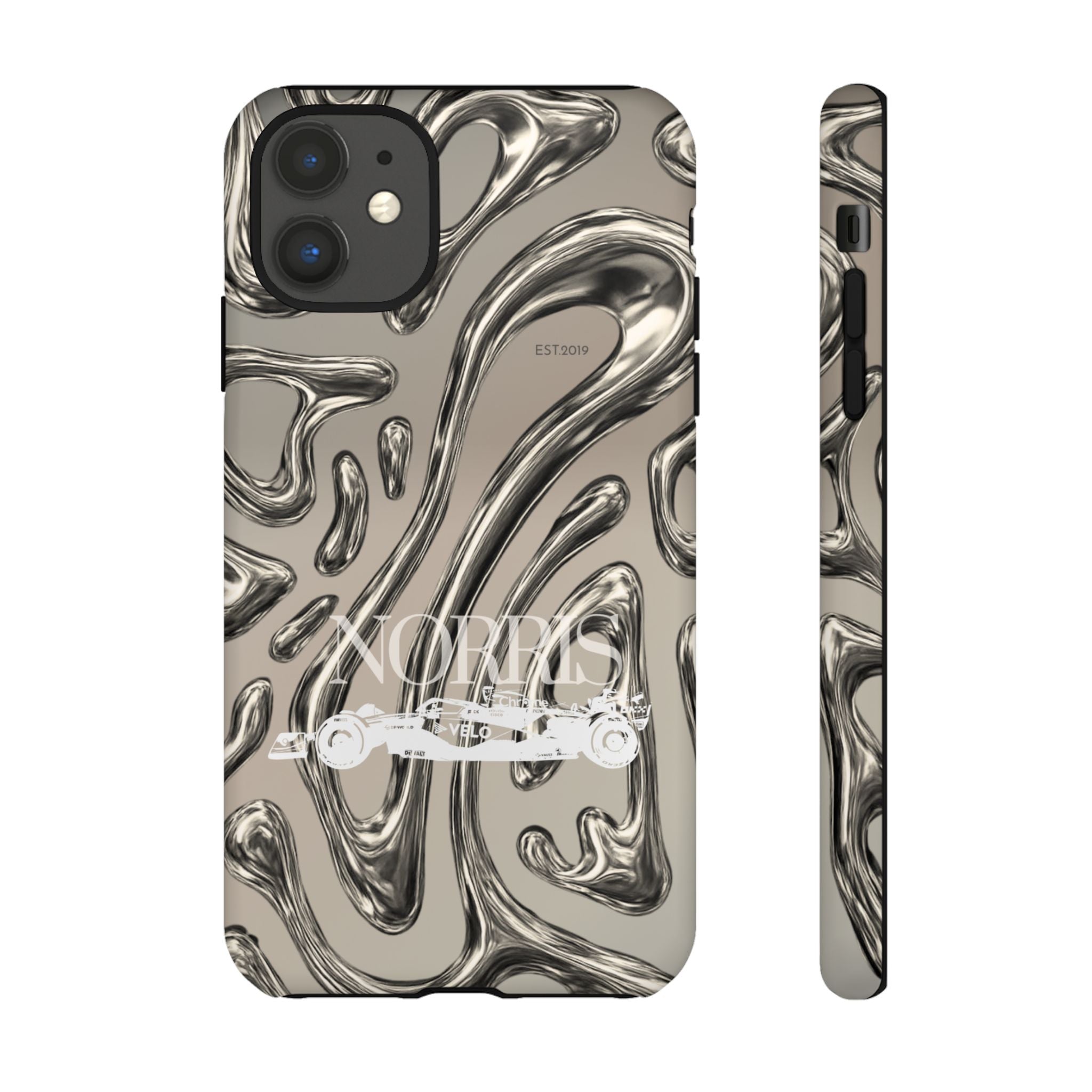 Lando Norris Chrome Phone Case (Glossy and Matte)