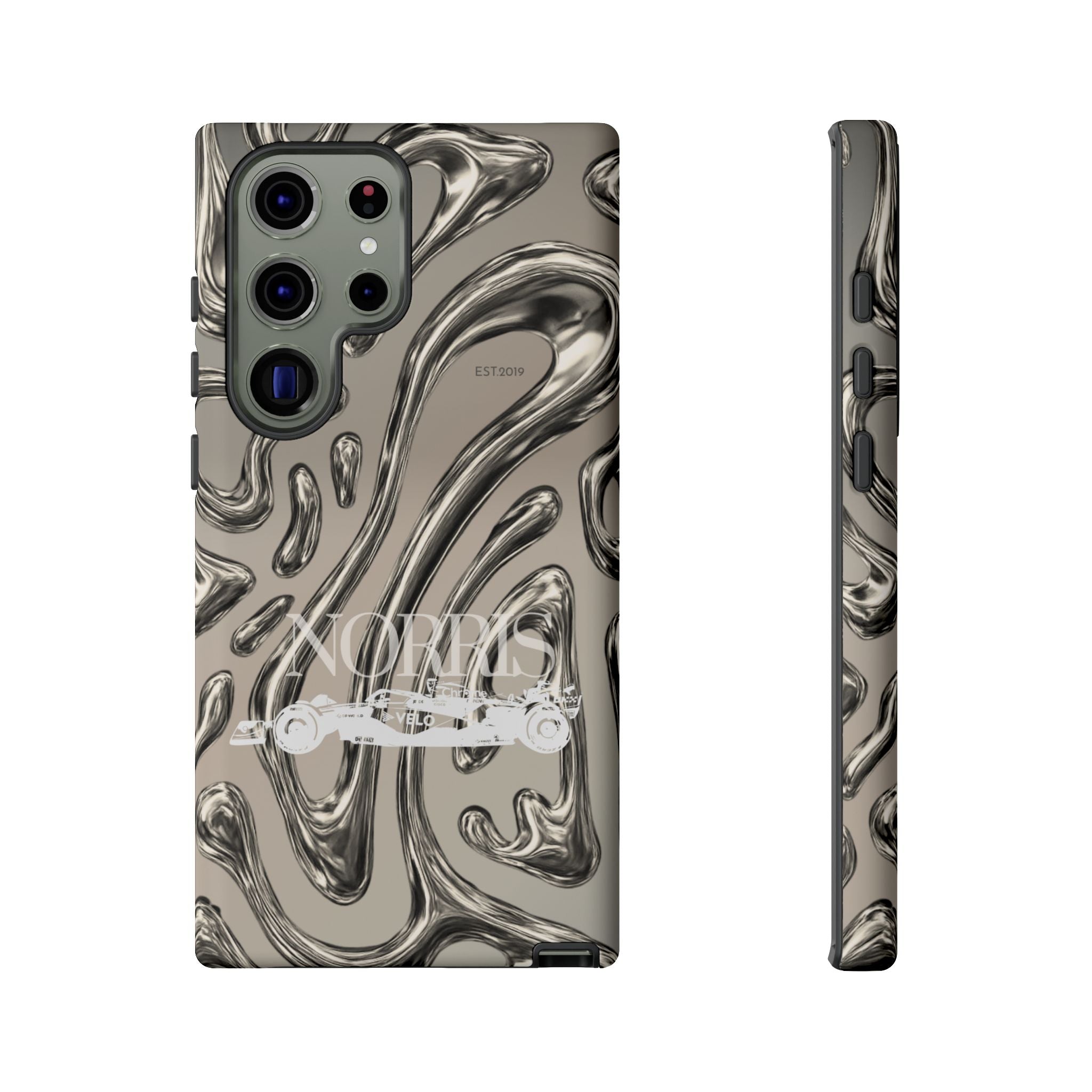 Lando Norris Chrome Phone Case (Glossy and Matte)