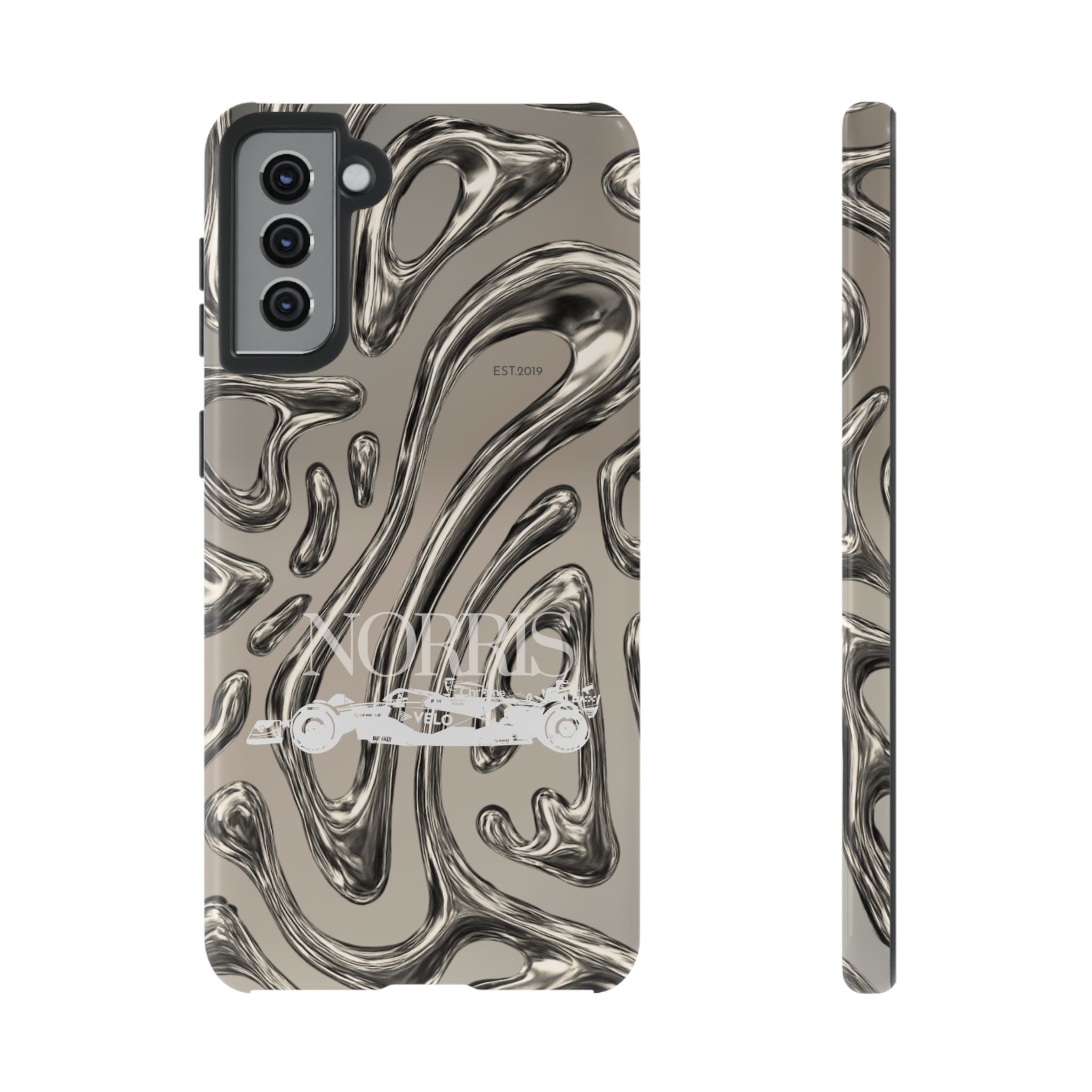 Lando Norris Chrome Phone Case (Glossy and Matte)