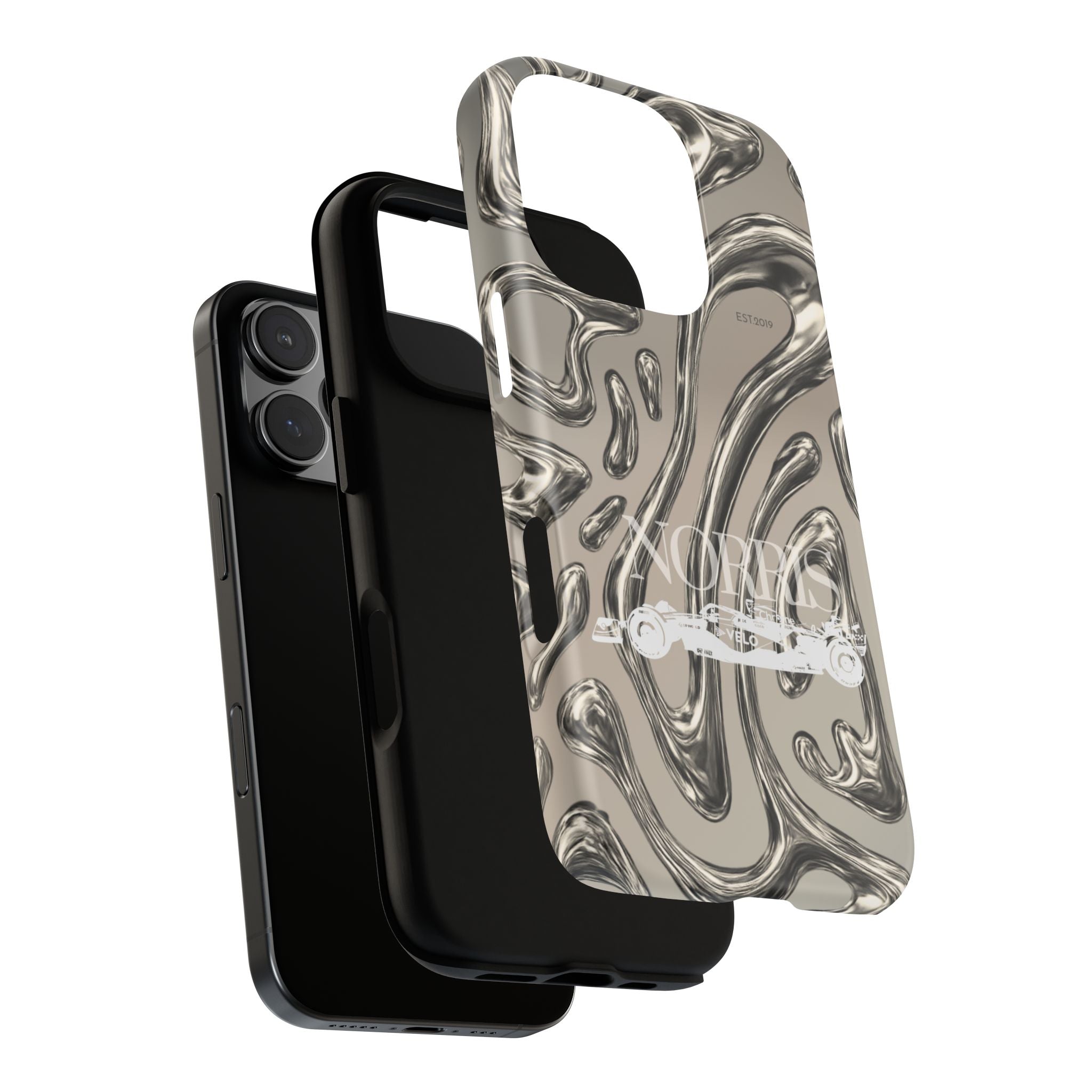 Lando Norris Chrome Phone Case (Glossy and Matte)