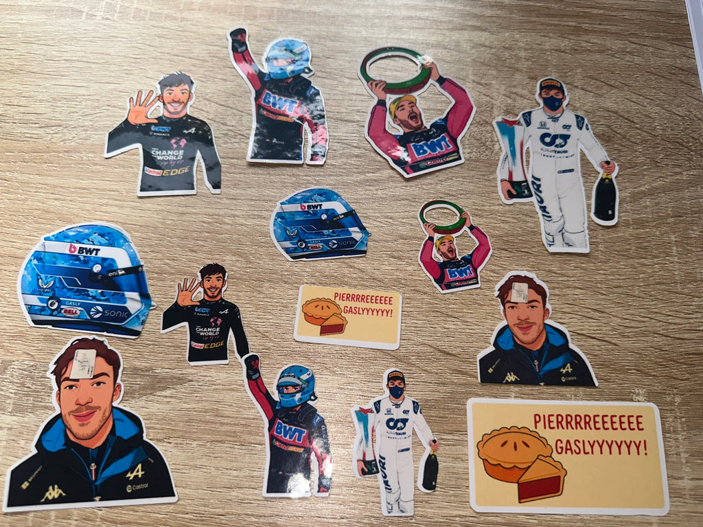 Pierre Gasly Stickers