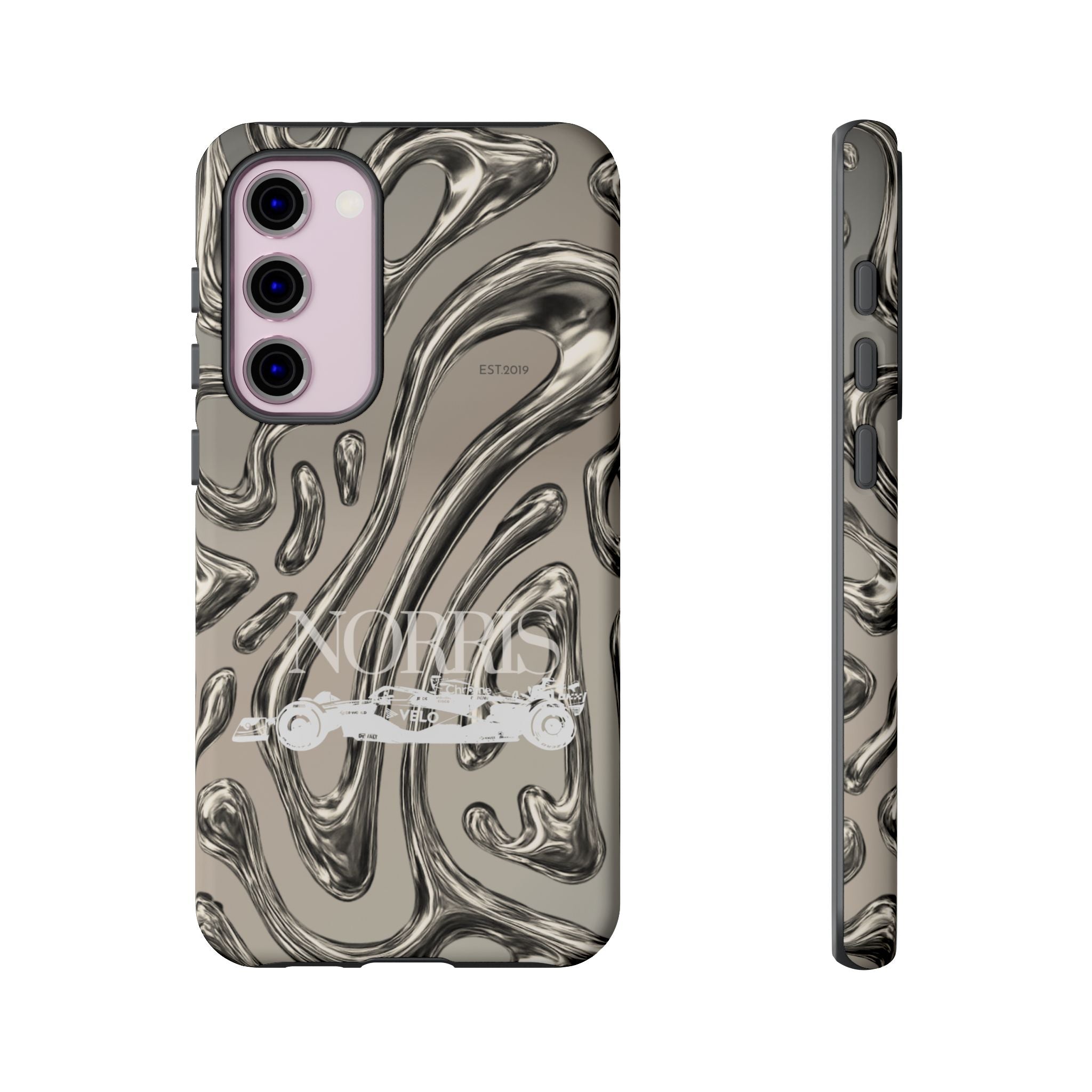 Lando Norris Chrome Phone Case (Glossy and Matte)