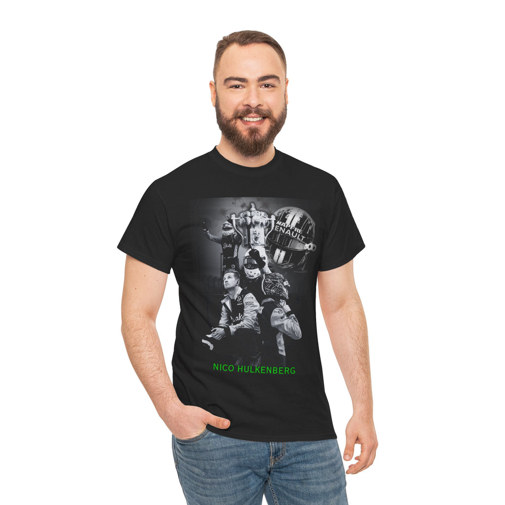 Nico Hulkenberg Black and White T-Shirt