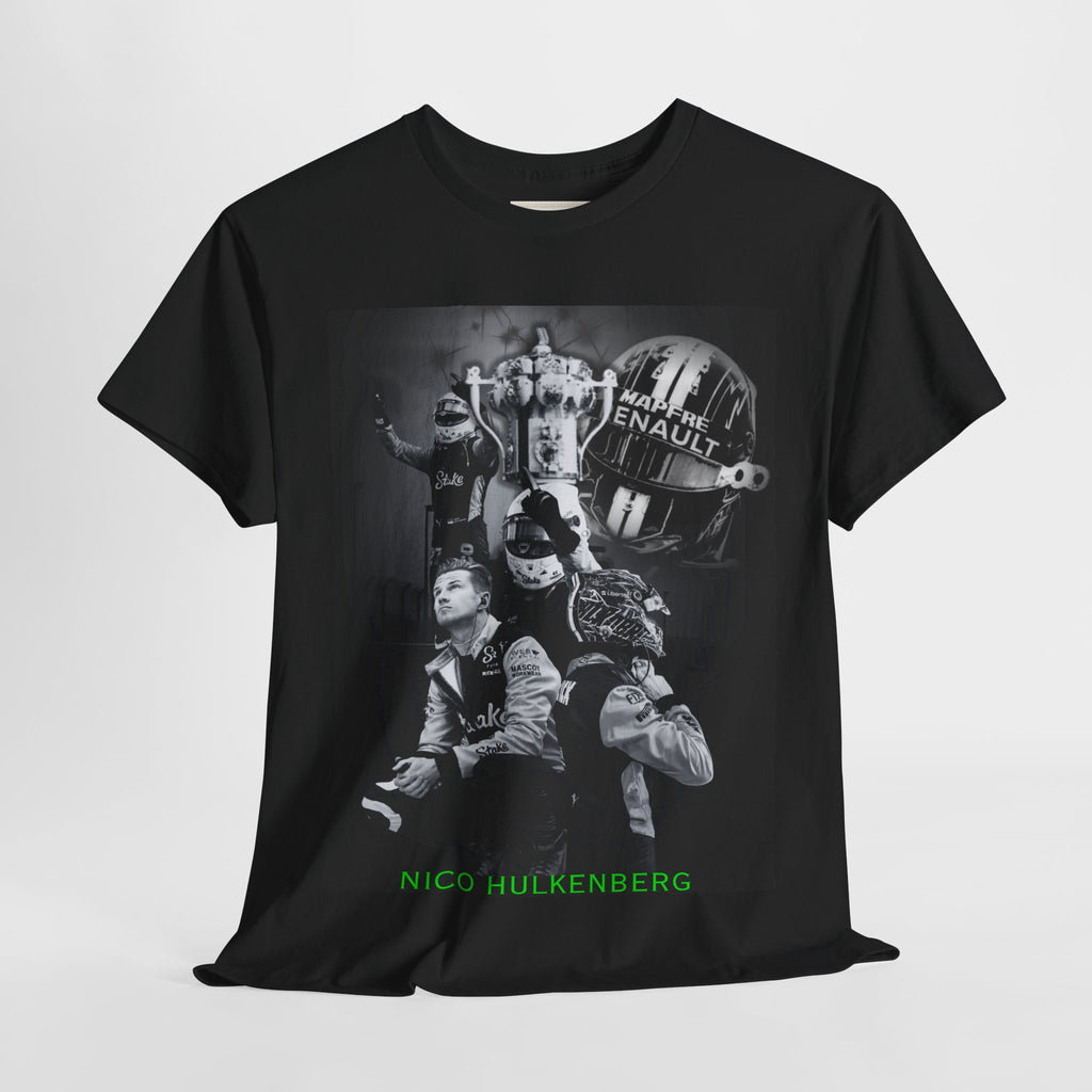 Nico Hulkenberg Black and White T-Shirt