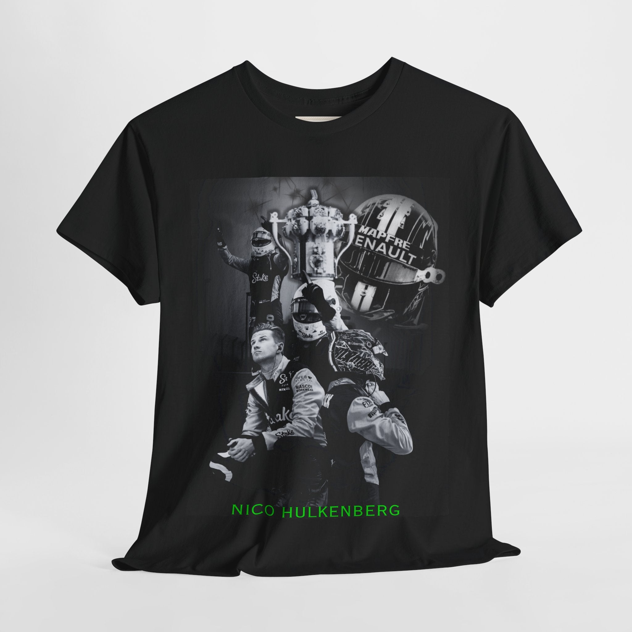 Nico Hulkenberg Black and White T-Shirt