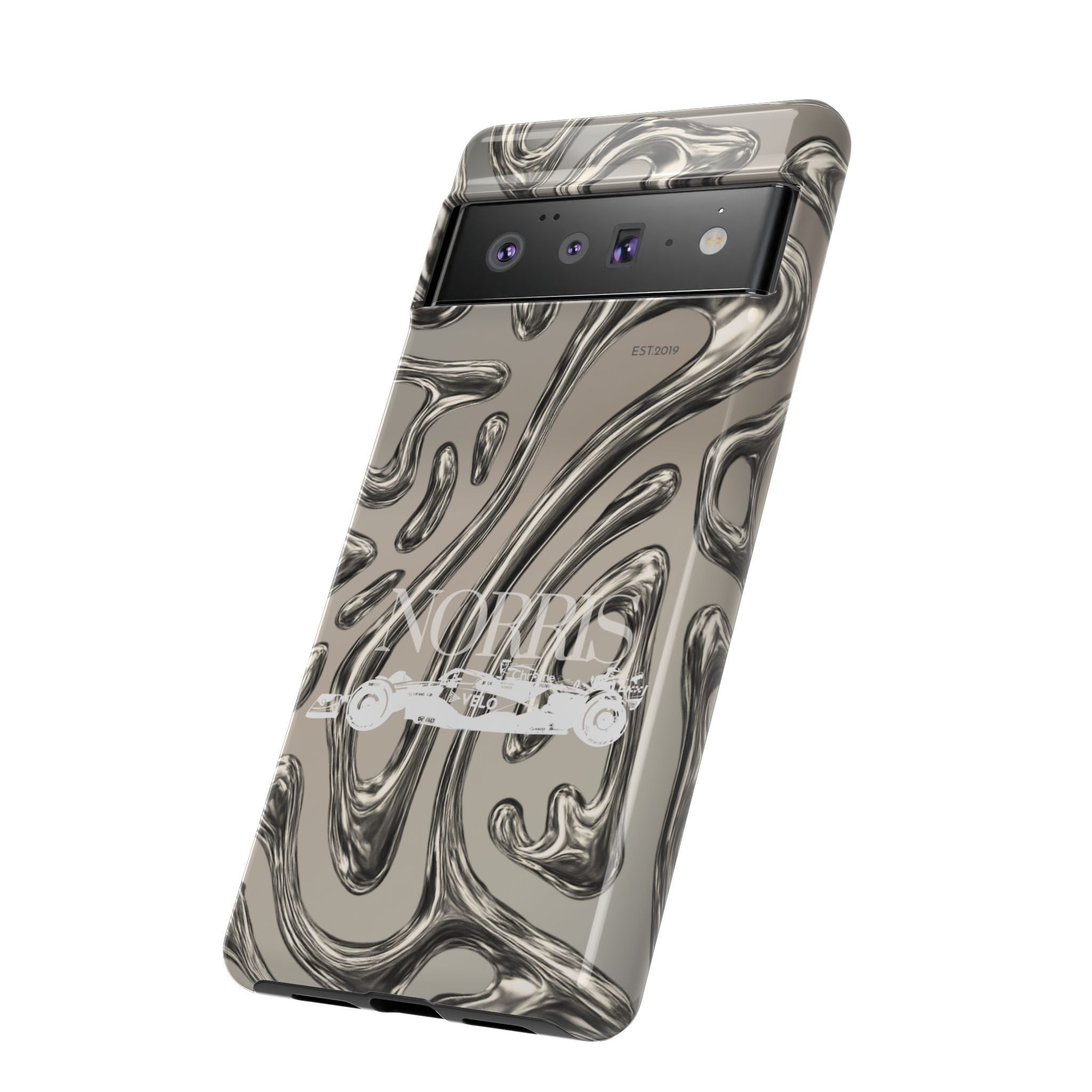 Lando Norris Chrome Phone Case (Glossy and Matte)