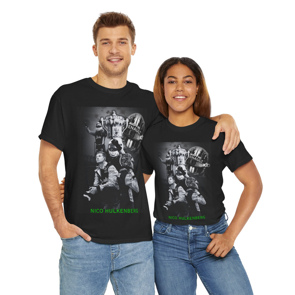 Nico Hulkenberg Black and White T-Shirt