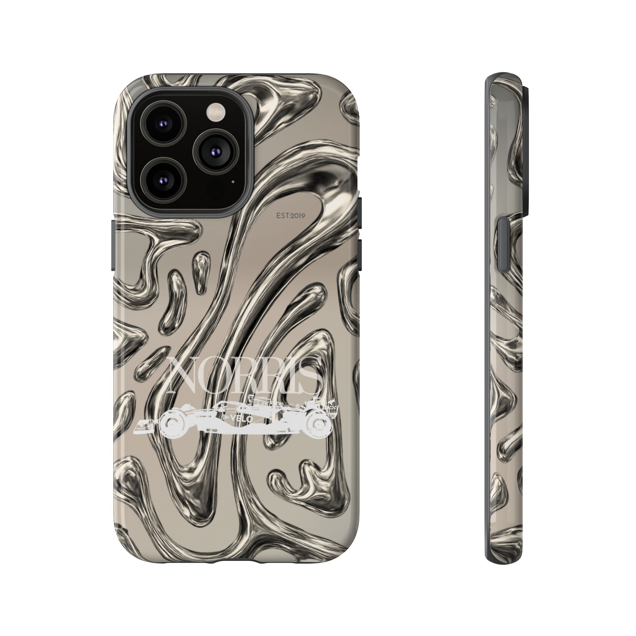 Lando Norris Chrome Phone Case (Glossy and Matte)