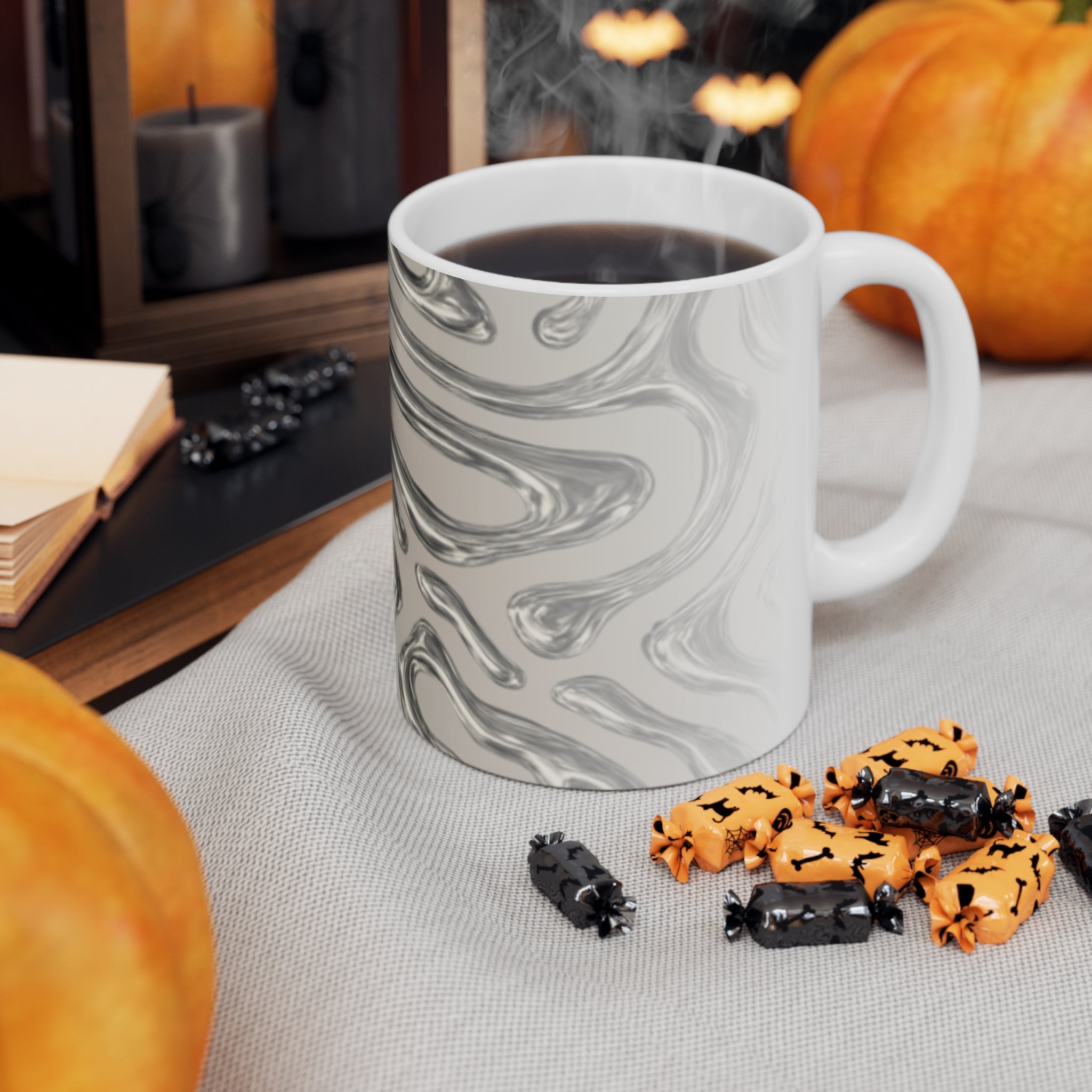 Lando Norris Chrome Blob Mug